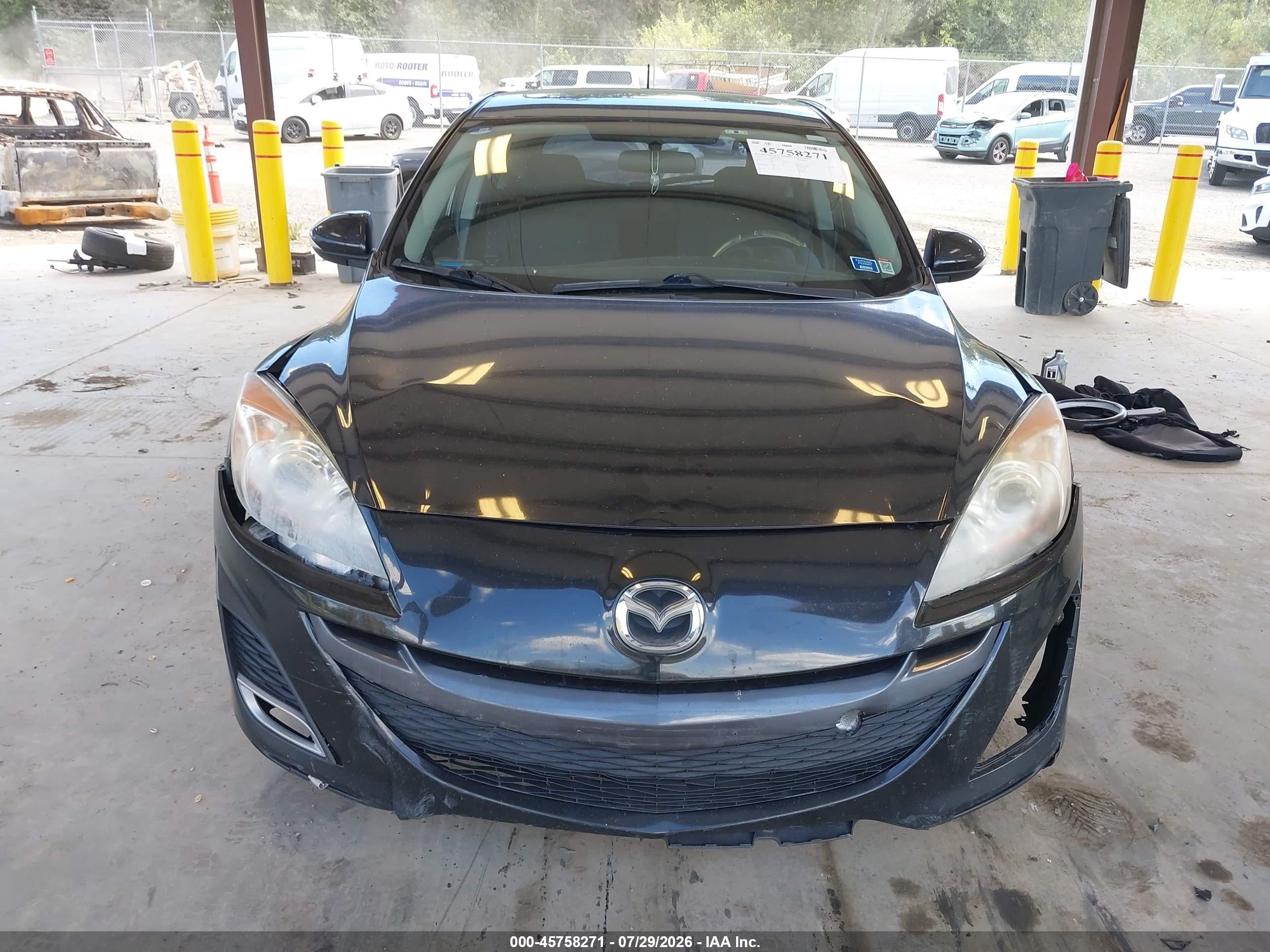 2010 Mazda Mazda3 S Sport Черный vin: JM1BL1H54A1236314