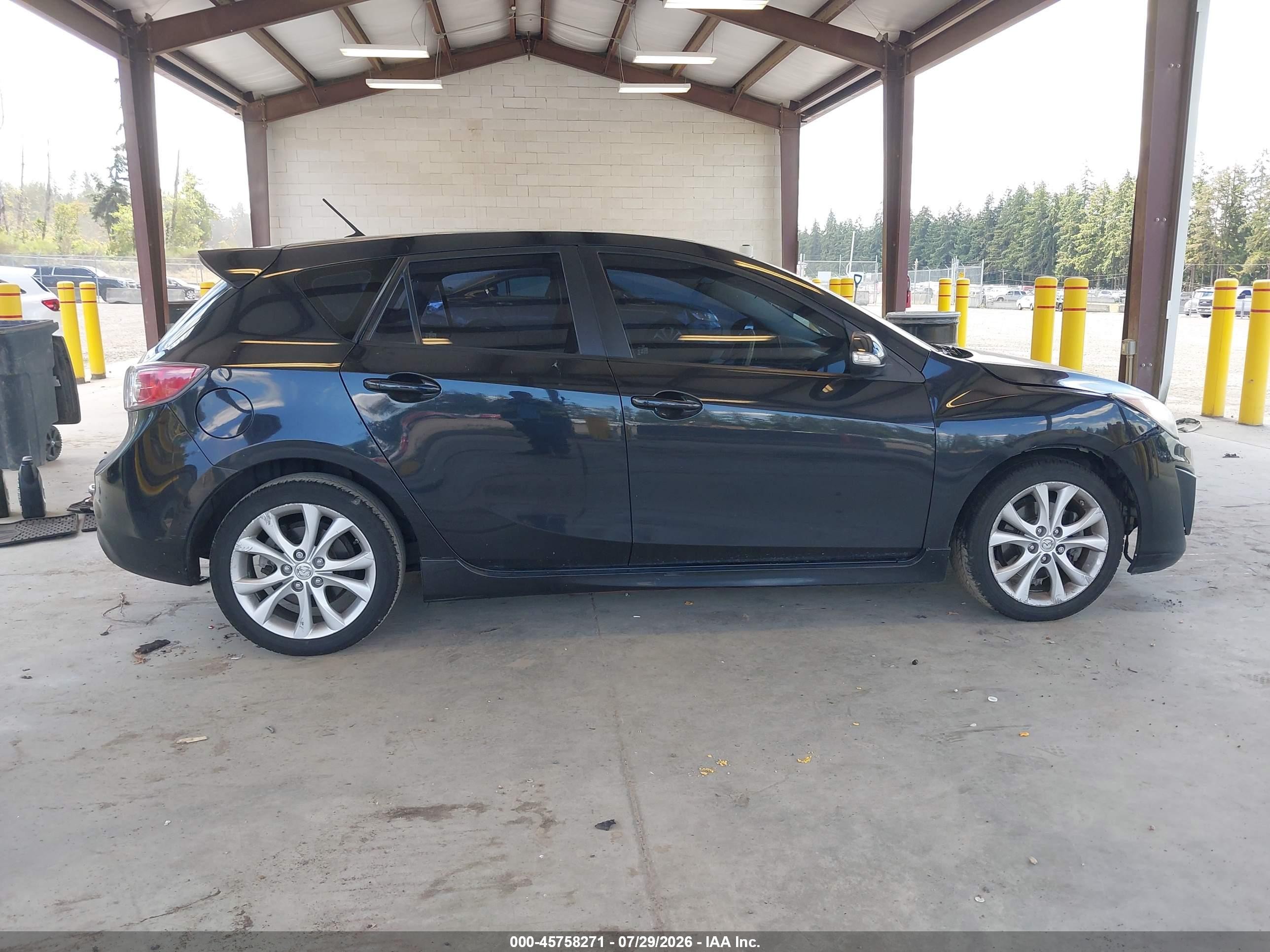 2010 Mazda Mazda3 S Sport Черный vin: JM1BL1H54A1236314