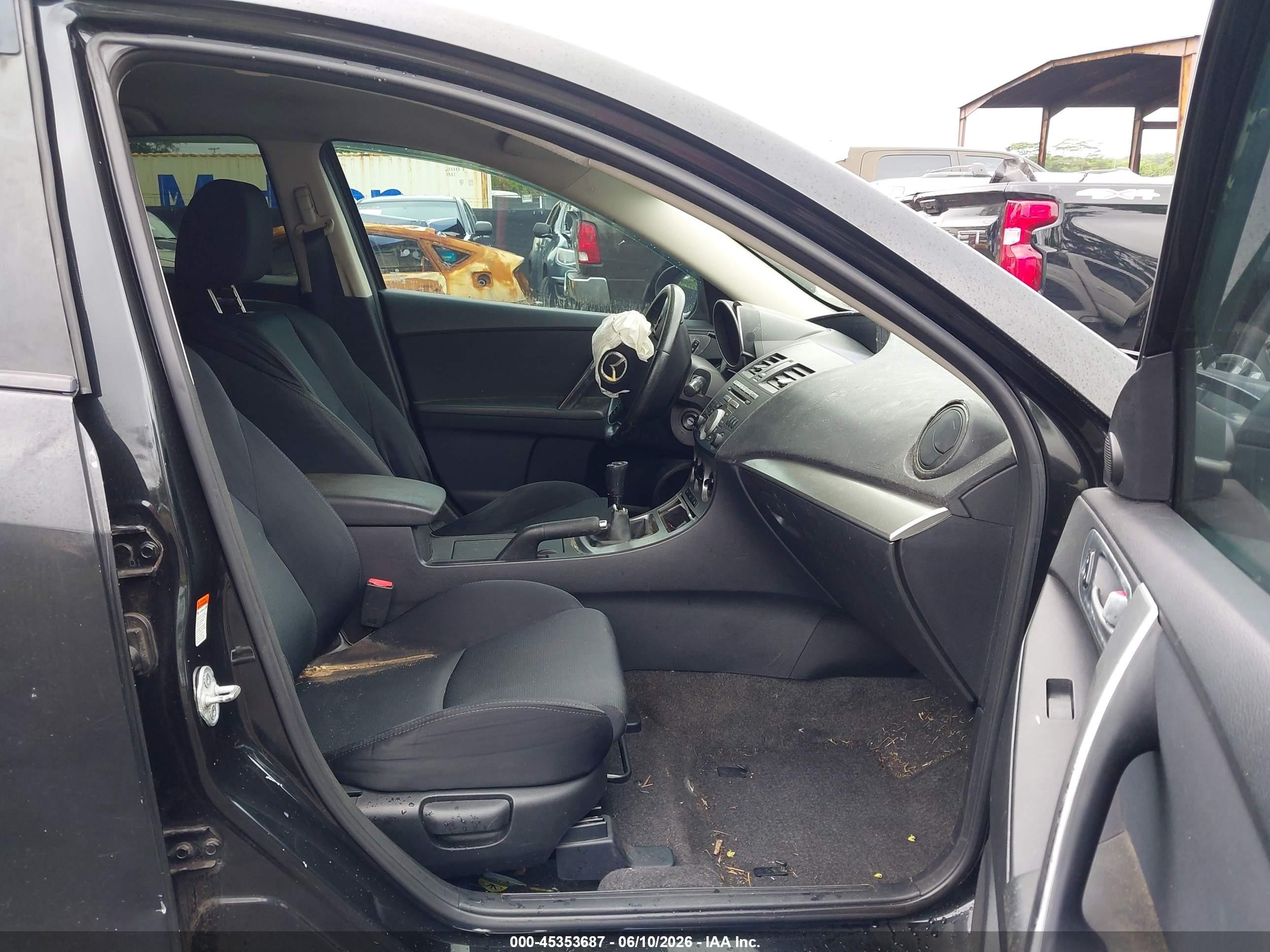 2010 Mazda Mazda3 S Sport Black vin: JM1BL1H54A1304224