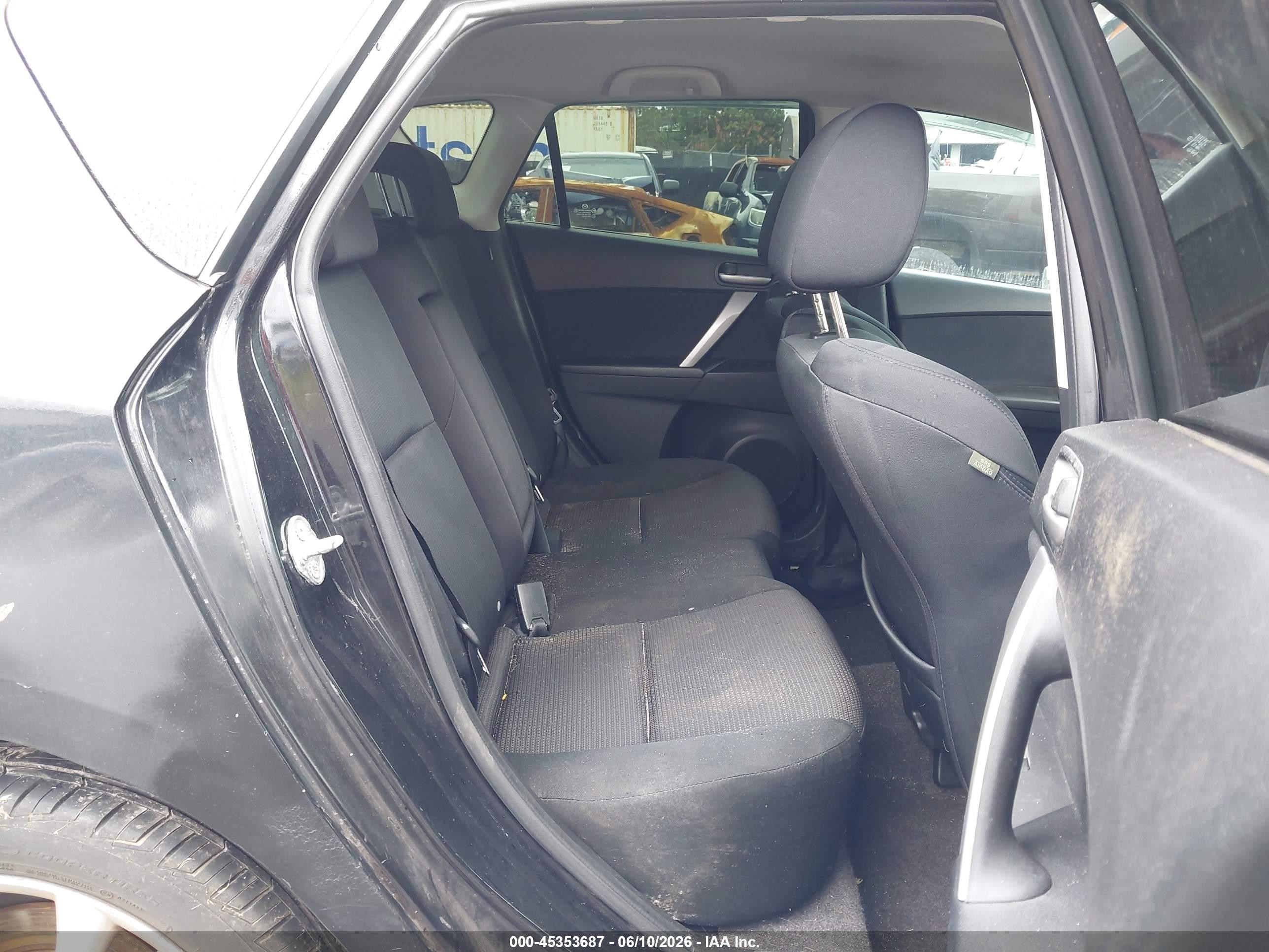 2010 Mazda Mazda3 S Sport Black vin: JM1BL1H54A1304224