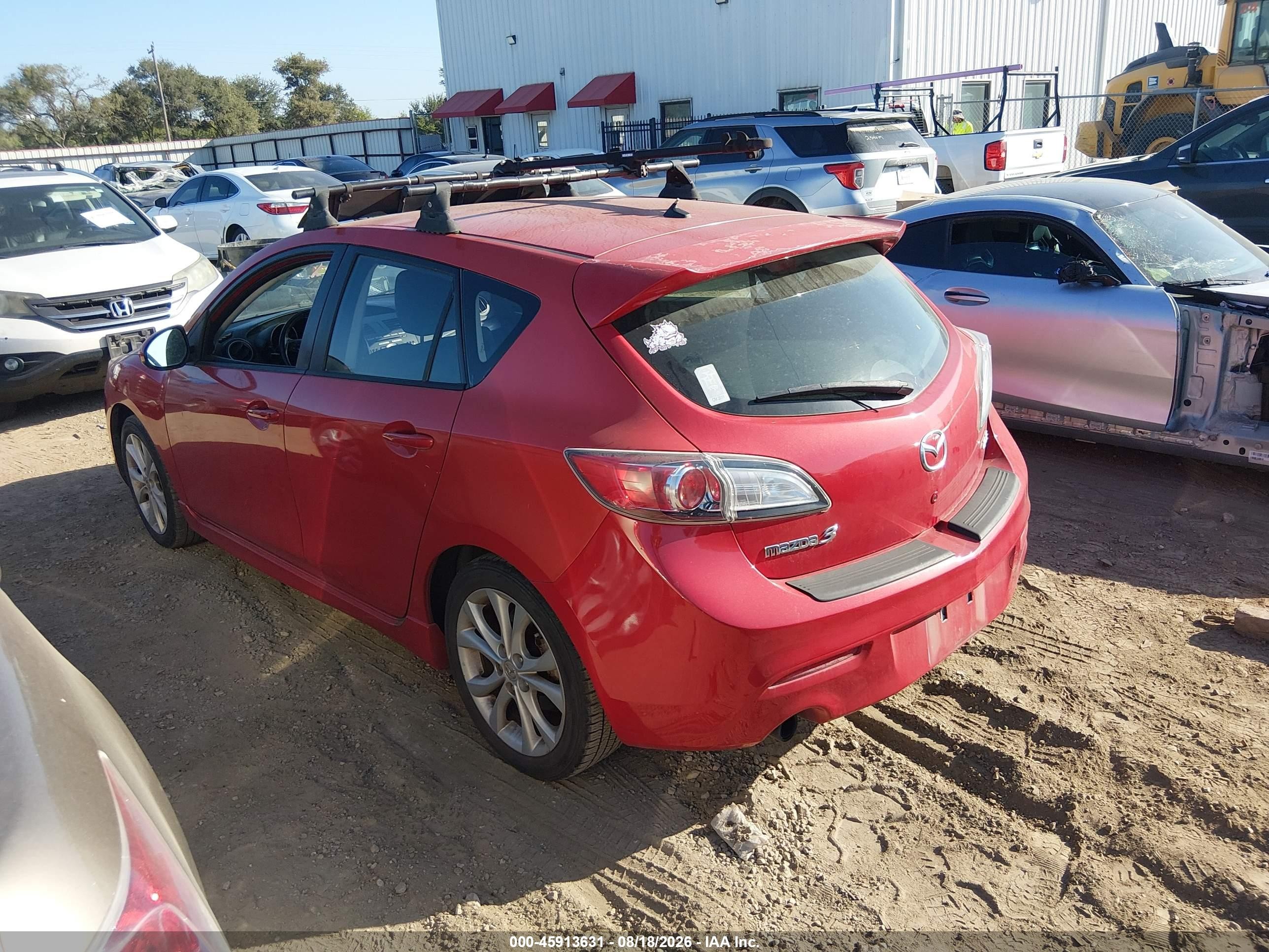 2010 Mazda Mazda3 S Sport Red vin: JM1BL1H54A1317345
