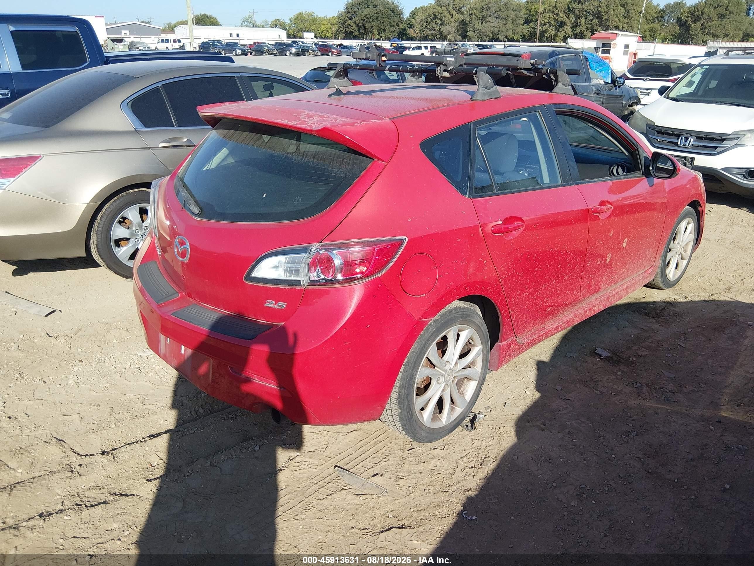 2010 Mazda Mazda3 S Sport Red vin: JM1BL1H54A1317345