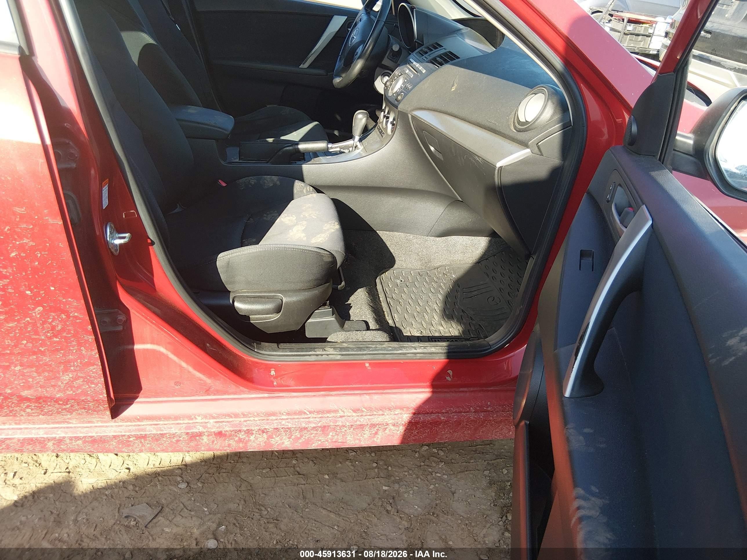 2010 Mazda Mazda3 S Sport Red vin: JM1BL1H54A1317345