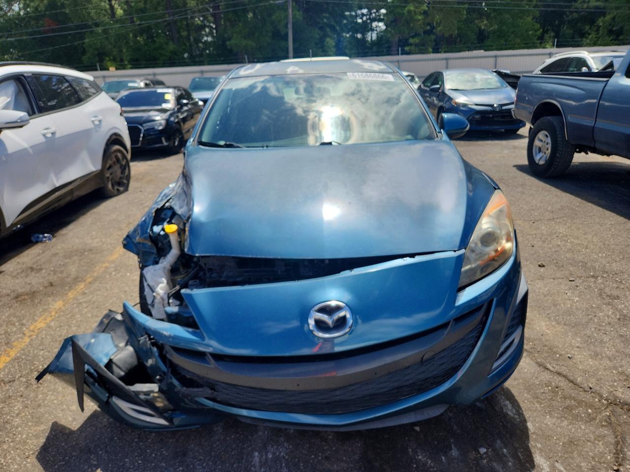 2010 Mazda 3 Blue vin: JM1BL1H55A1210790