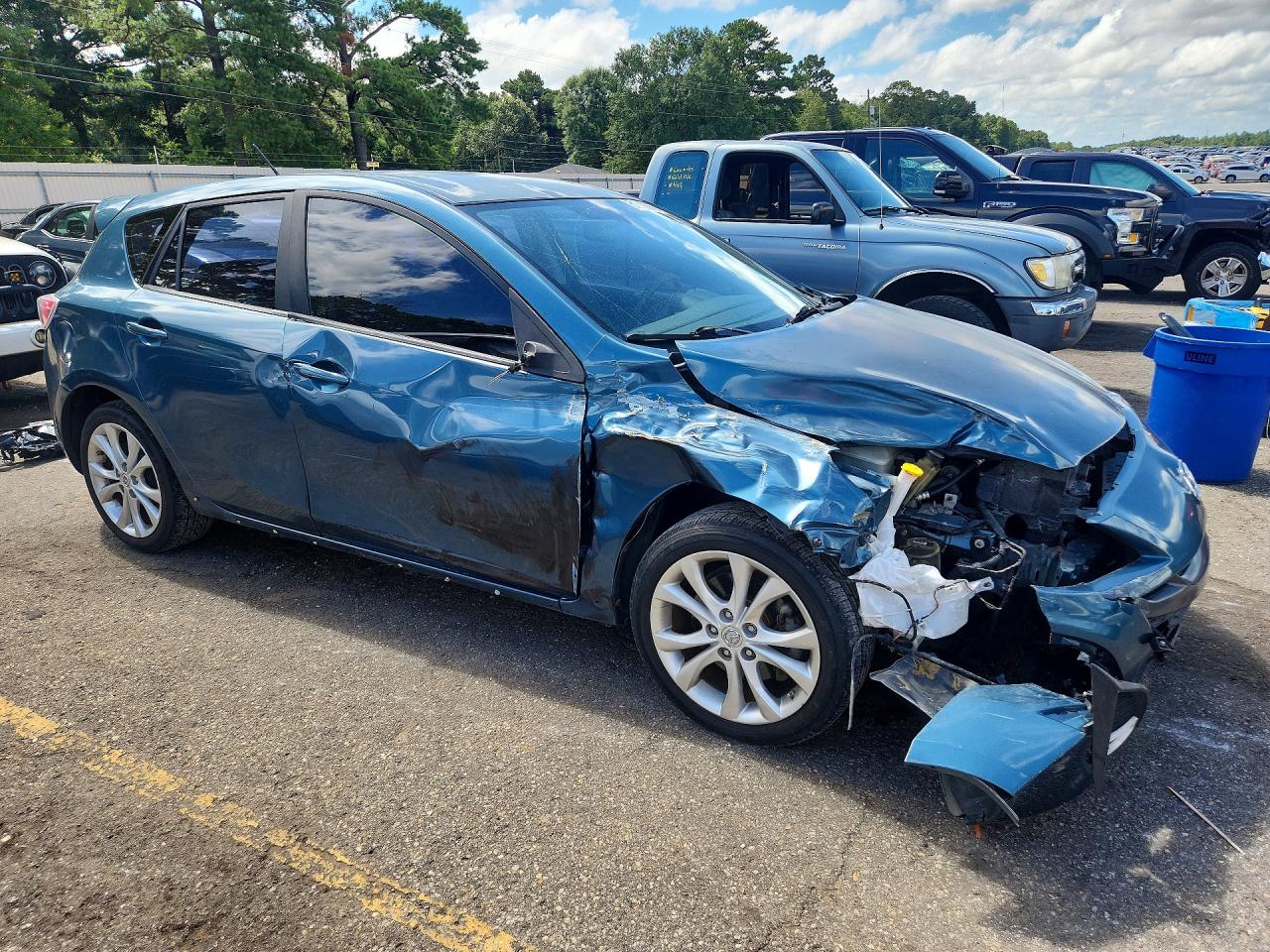 2010 Mazda 3 Blue vin: JM1BL1H55A1210790