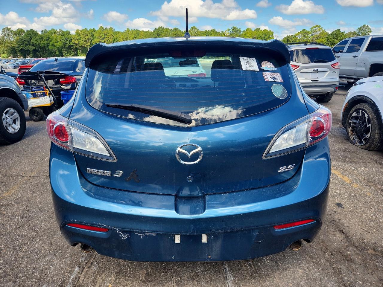 2010 Mazda 3 Blue vin: JM1BL1H55A1210790