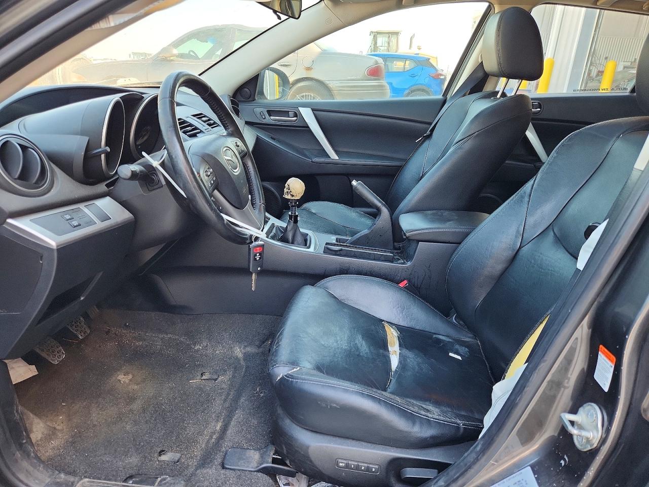 2010 Mazda 3 S Gray vin: JM1BL1H55A1276112