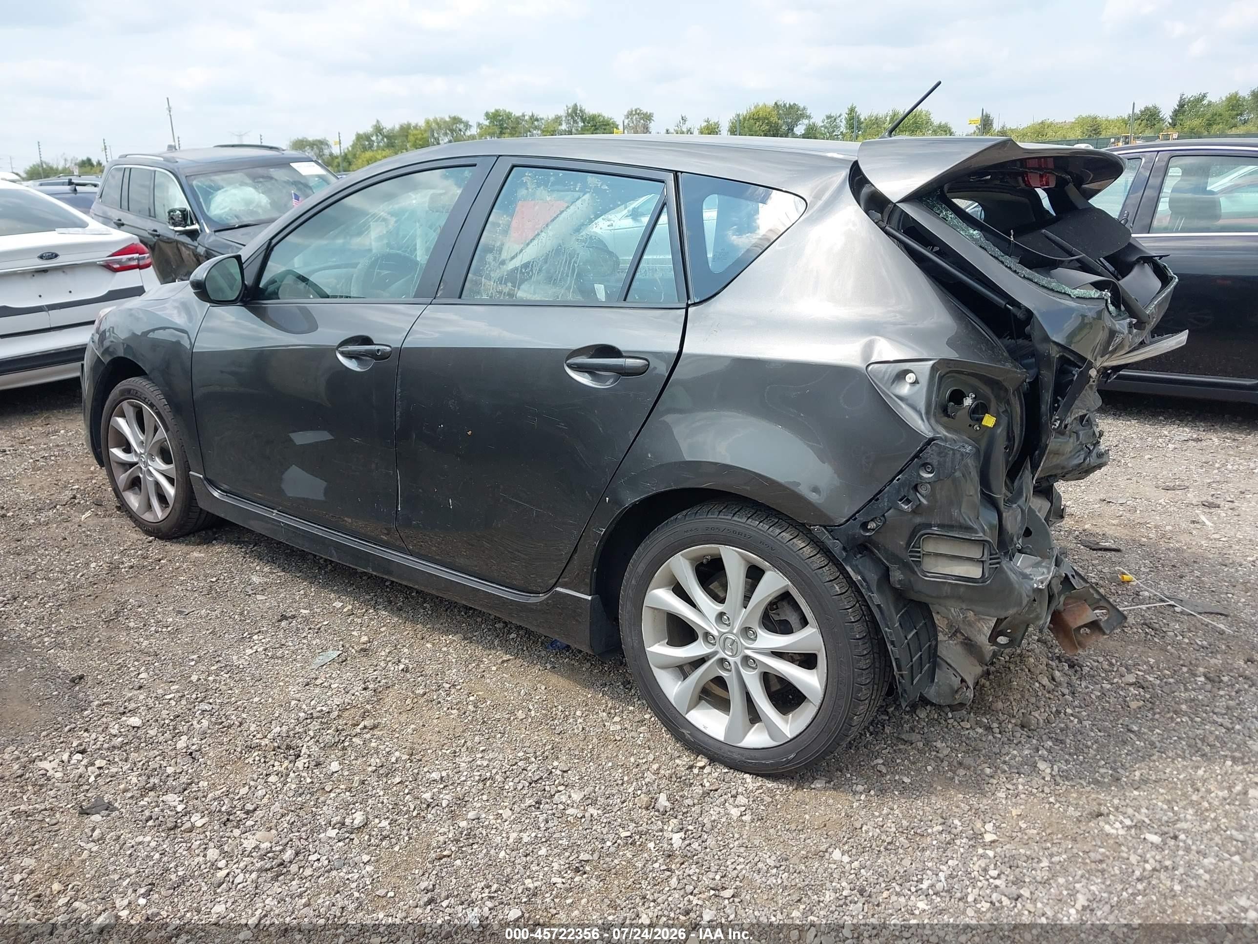 2010 Mazda Mazda3 S Sport Серый vin: JM1BL1H55A1306824