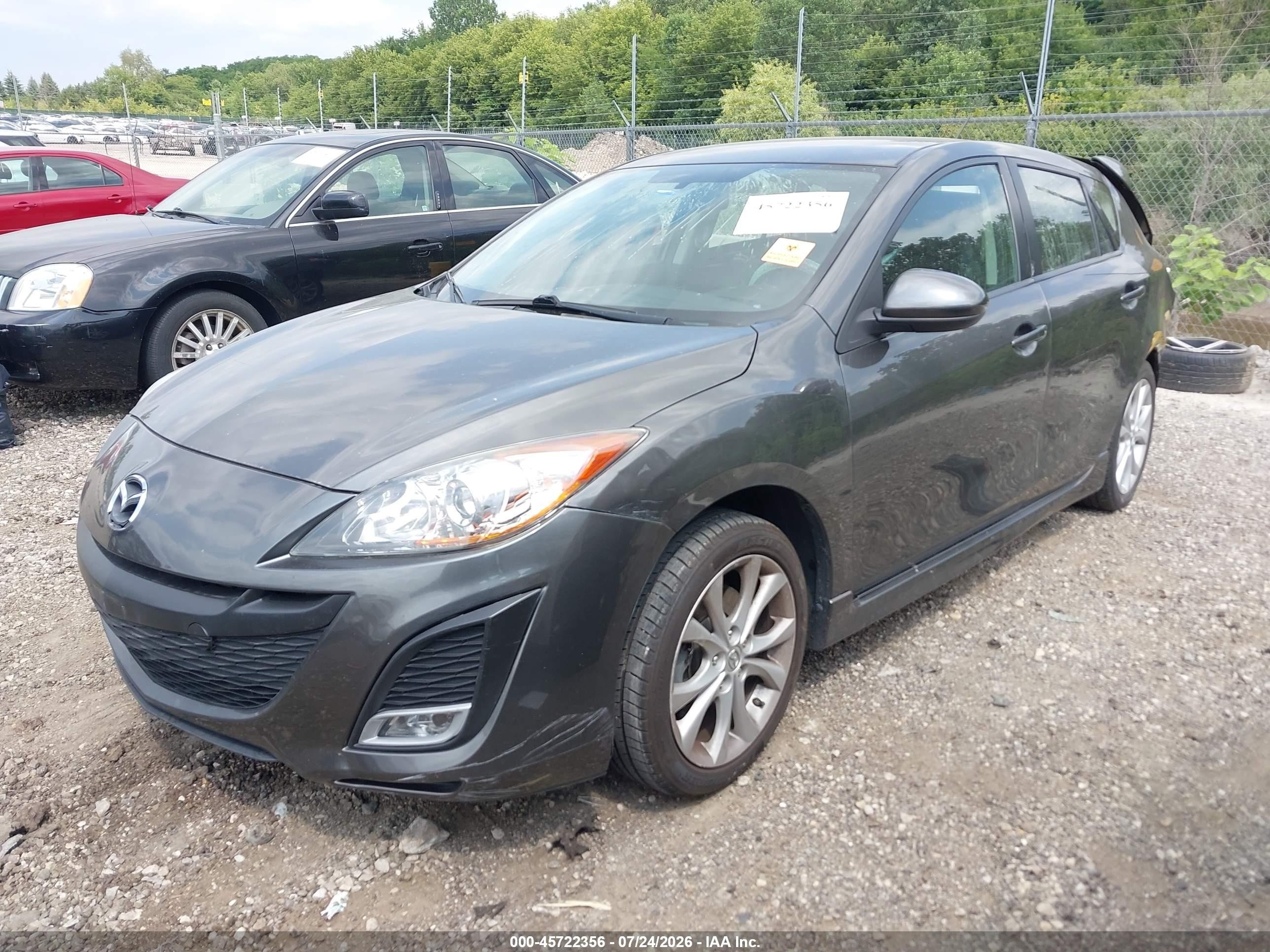2010 Mazda Mazda3 S Sport Серый vin: JM1BL1H55A1306824