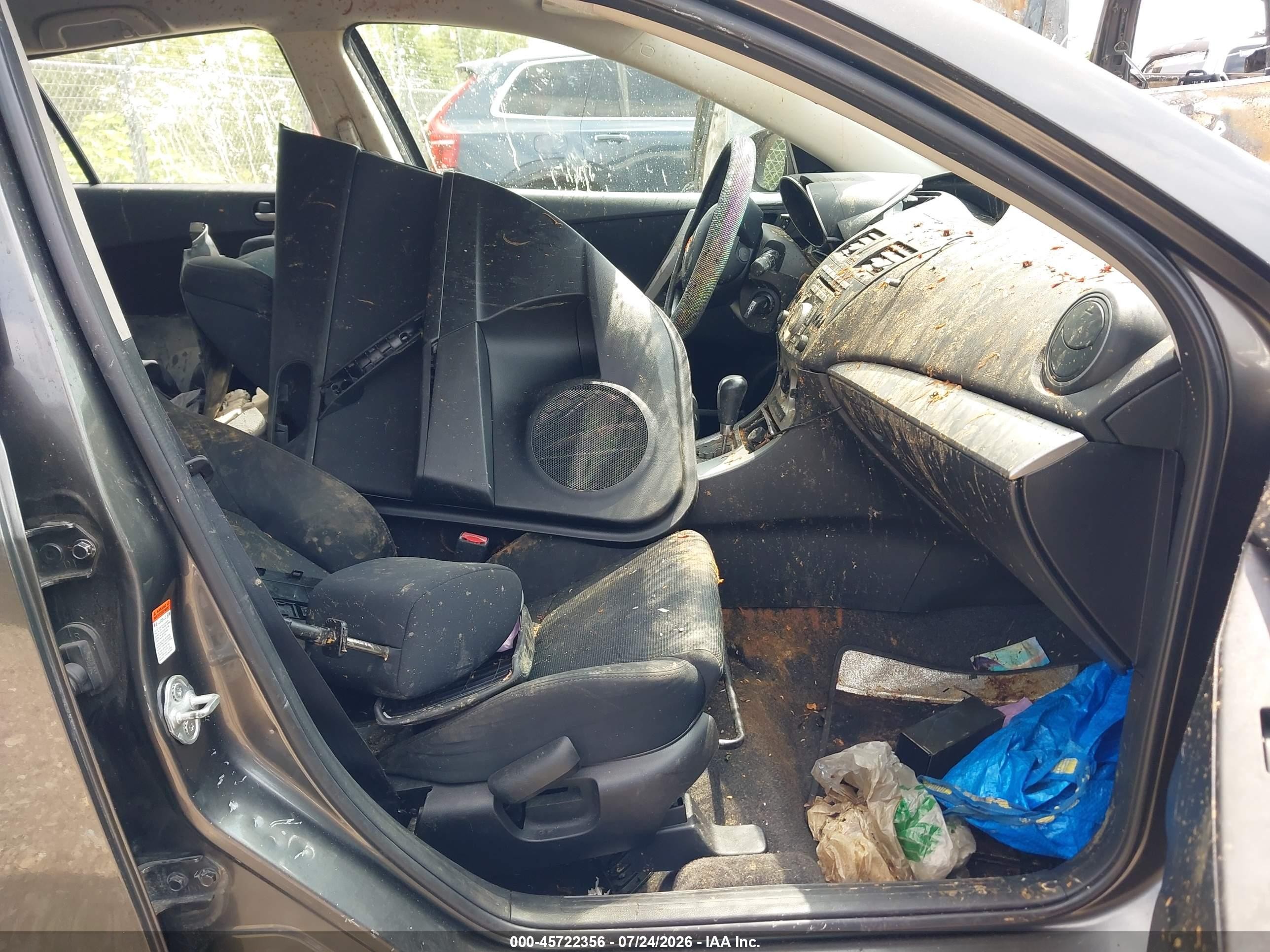 2010 Mazda Mazda3 S Sport Серый vin: JM1BL1H55A1306824