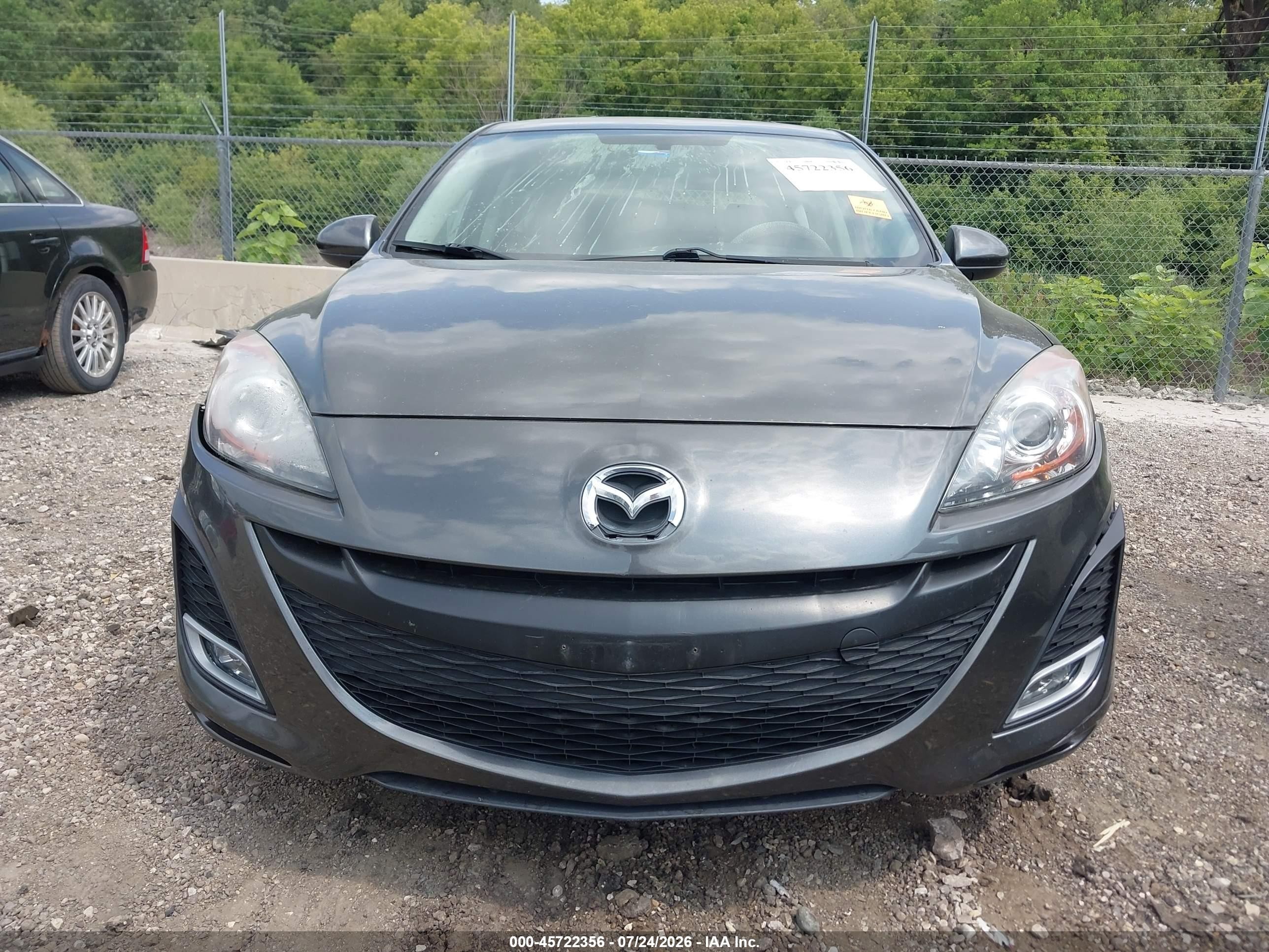 2010 Mazda Mazda3 S Sport Серый vin: JM1BL1H55A1306824