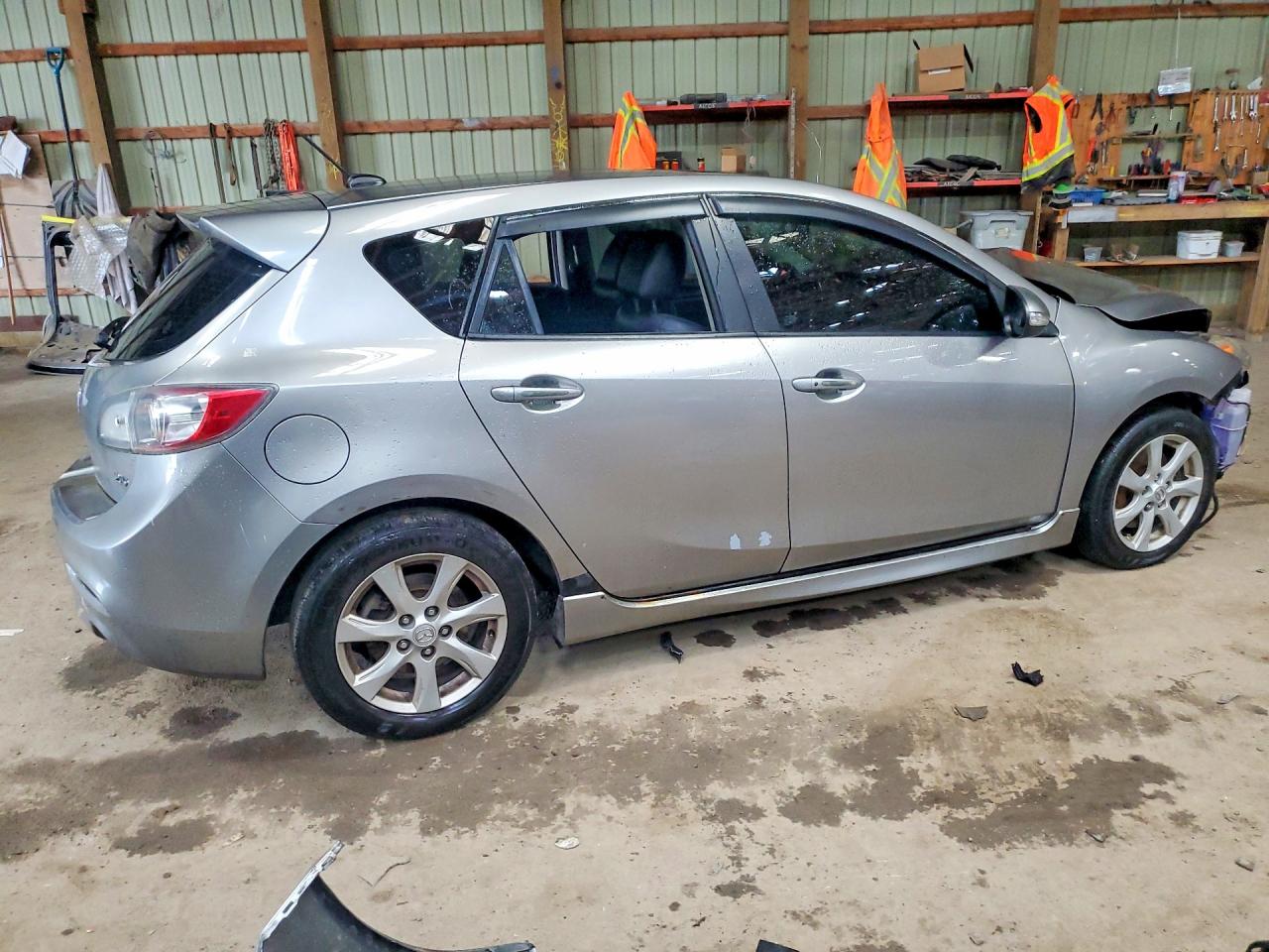 2010 Mazda 3 S Silver vin: JM1BL1H56A1109127