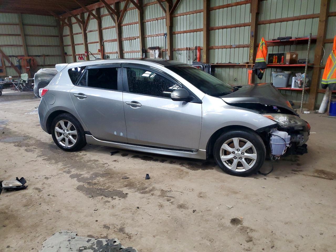 2010 Mazda 3 S Silver vin: JM1BL1H56A1109127