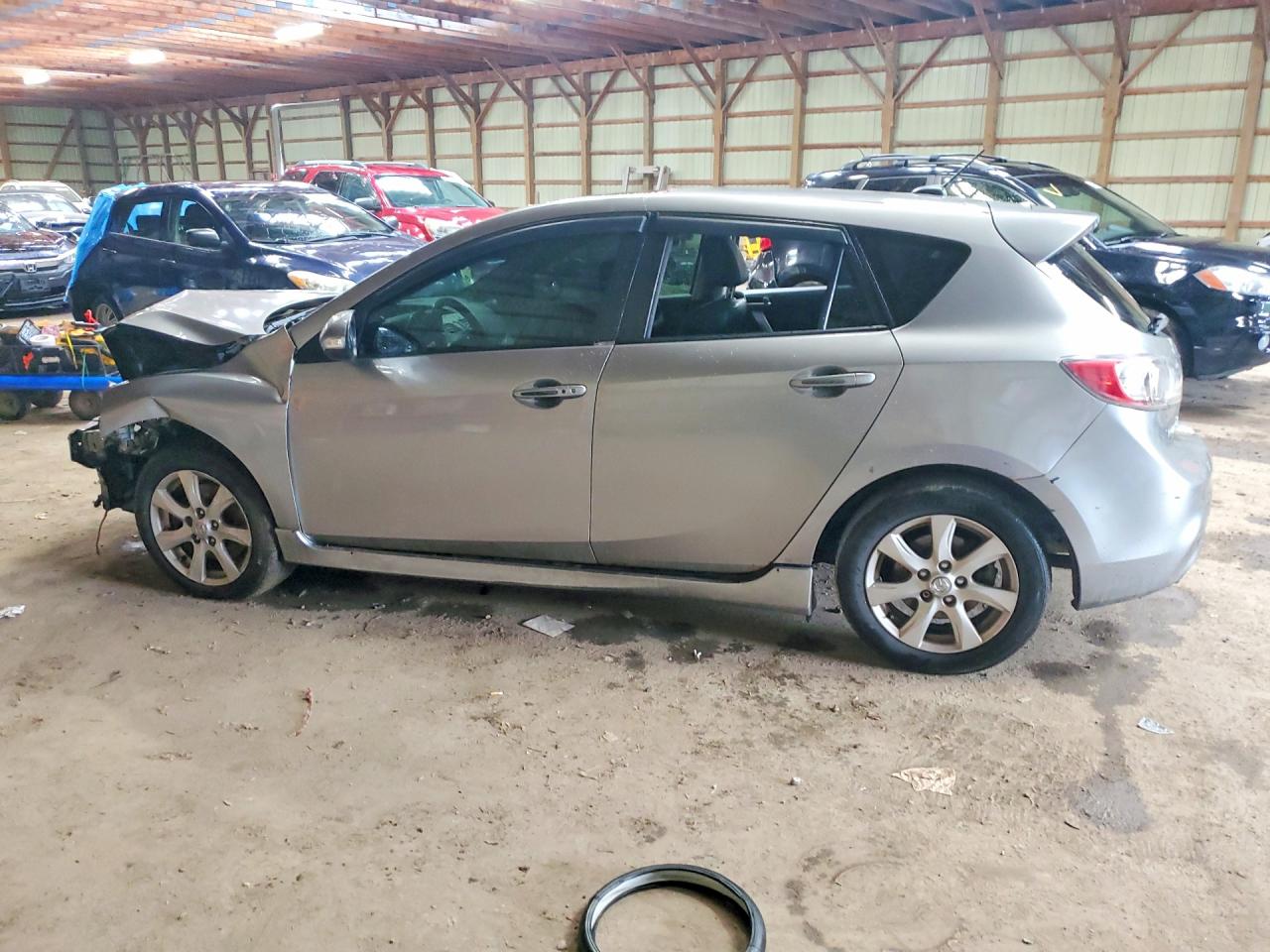 2010 Mazda 3 S Silver vin: JM1BL1H56A1109127