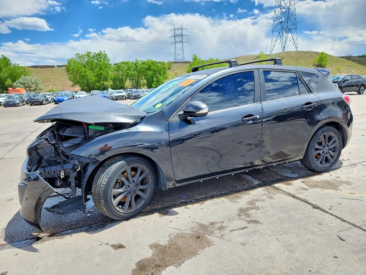 2010 Mazda 3 S Черный vin: JM1BL1H56A1158439