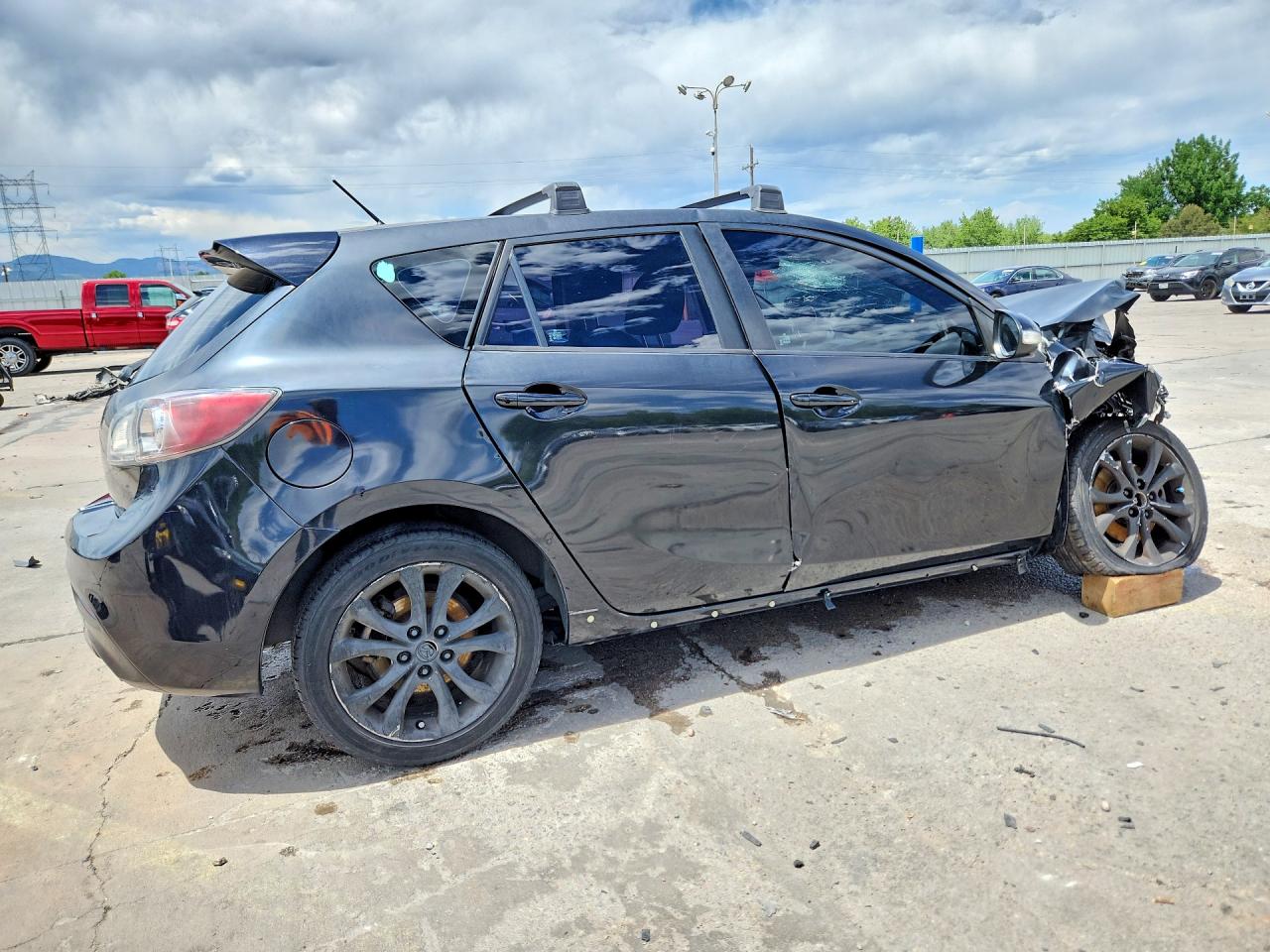 2010 Mazda 3 S Черный vin: JM1BL1H56A1158439