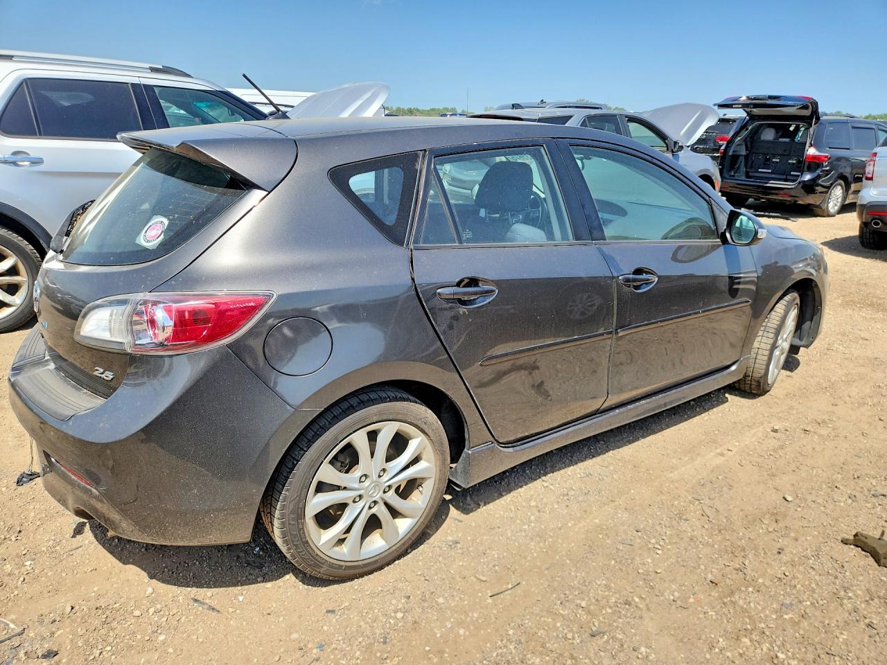 2010 Mazda 3 S Black vin: JM1BL1H56A1212905