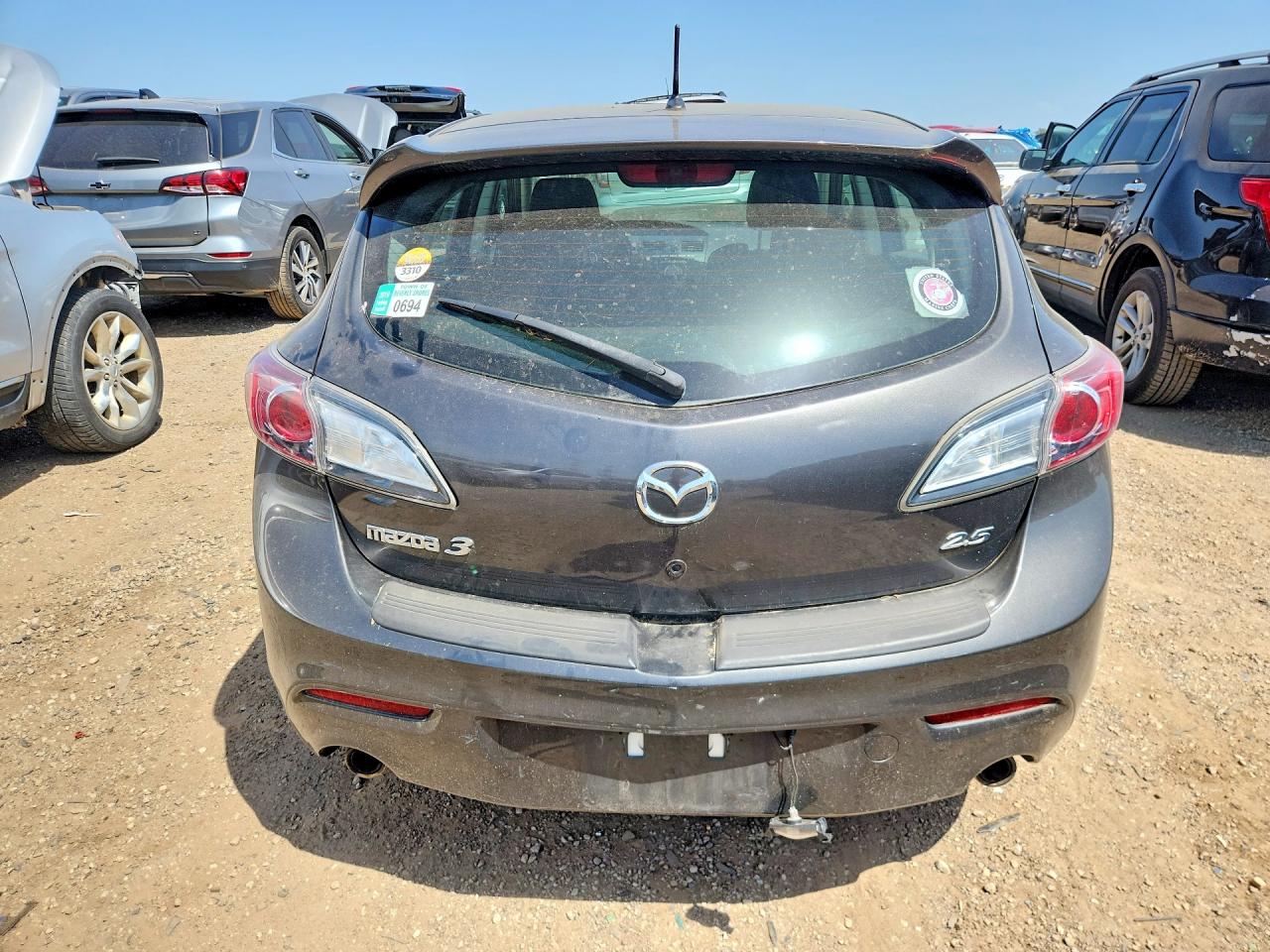 2010 Mazda 3 S Black vin: JM1BL1H56A1212905