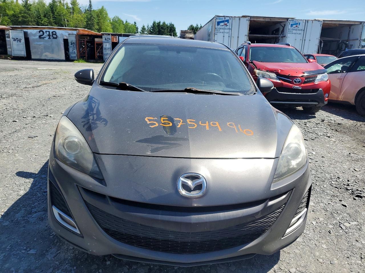 2010 Mazda 3 S Gray vin: JM1BL1H57A1152486