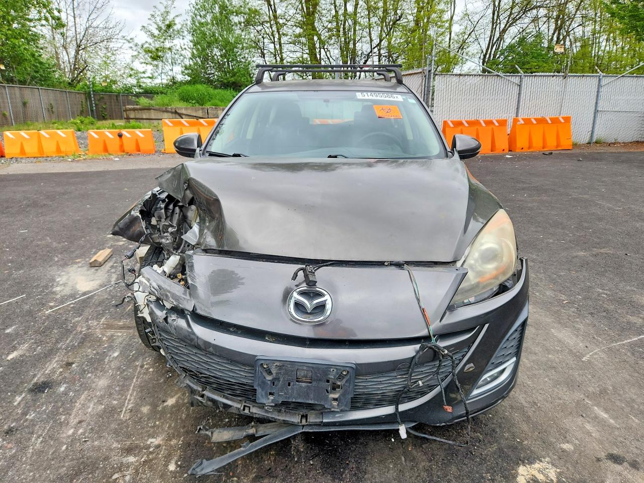 2010 Mazda 3 S Charcoal vin: JM1BL1H57A1180580