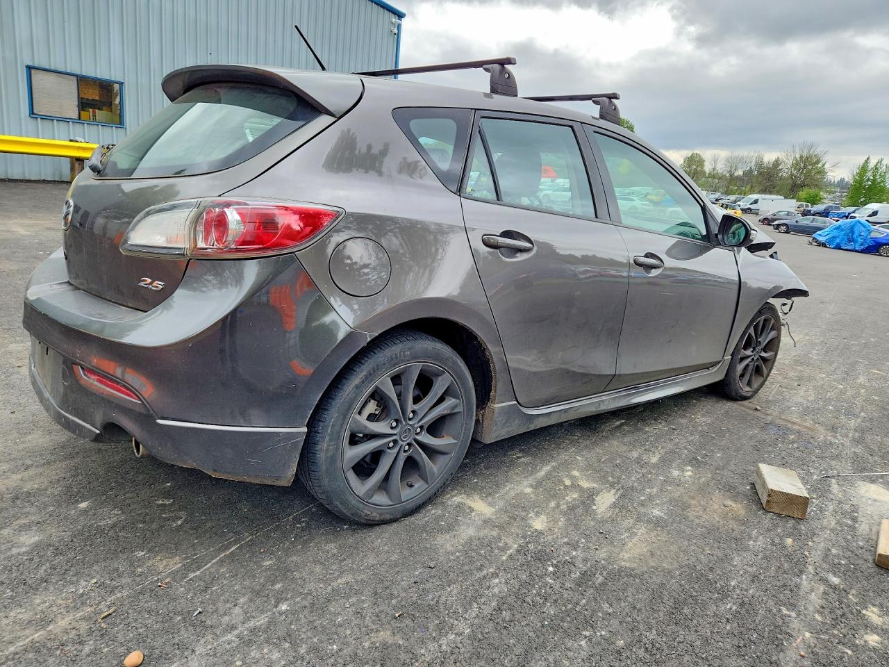 2010 Mazda 3 S Charcoal vin: JM1BL1H57A1180580