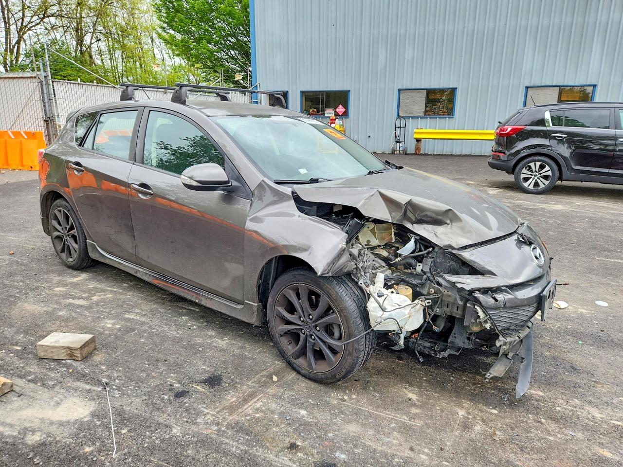 2010 Mazda 3 S Charcoal vin: JM1BL1H57A1180580