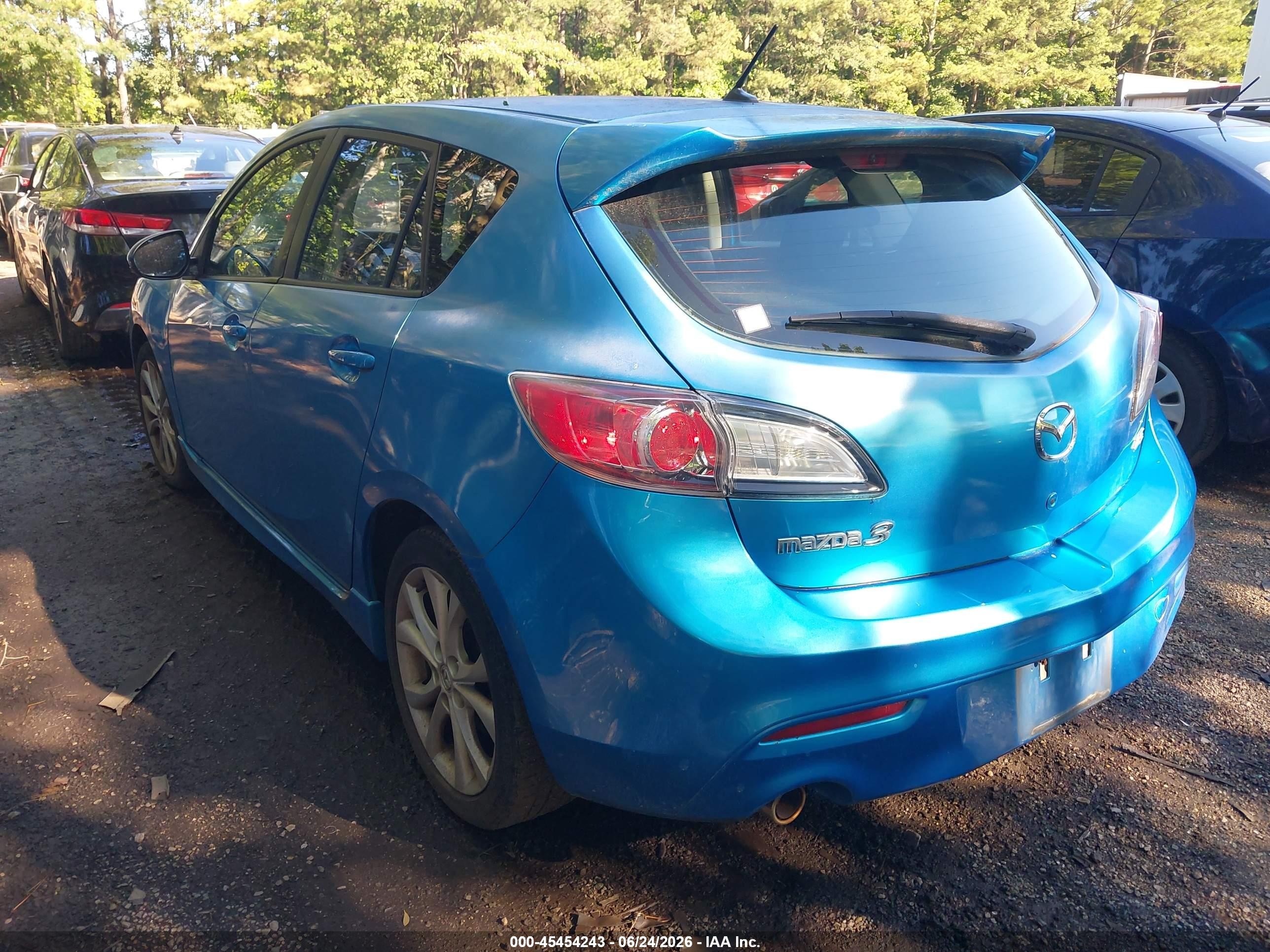 2010 Mazda Mazda3 S Sport Blue vin: JM1BL1H57A1248425