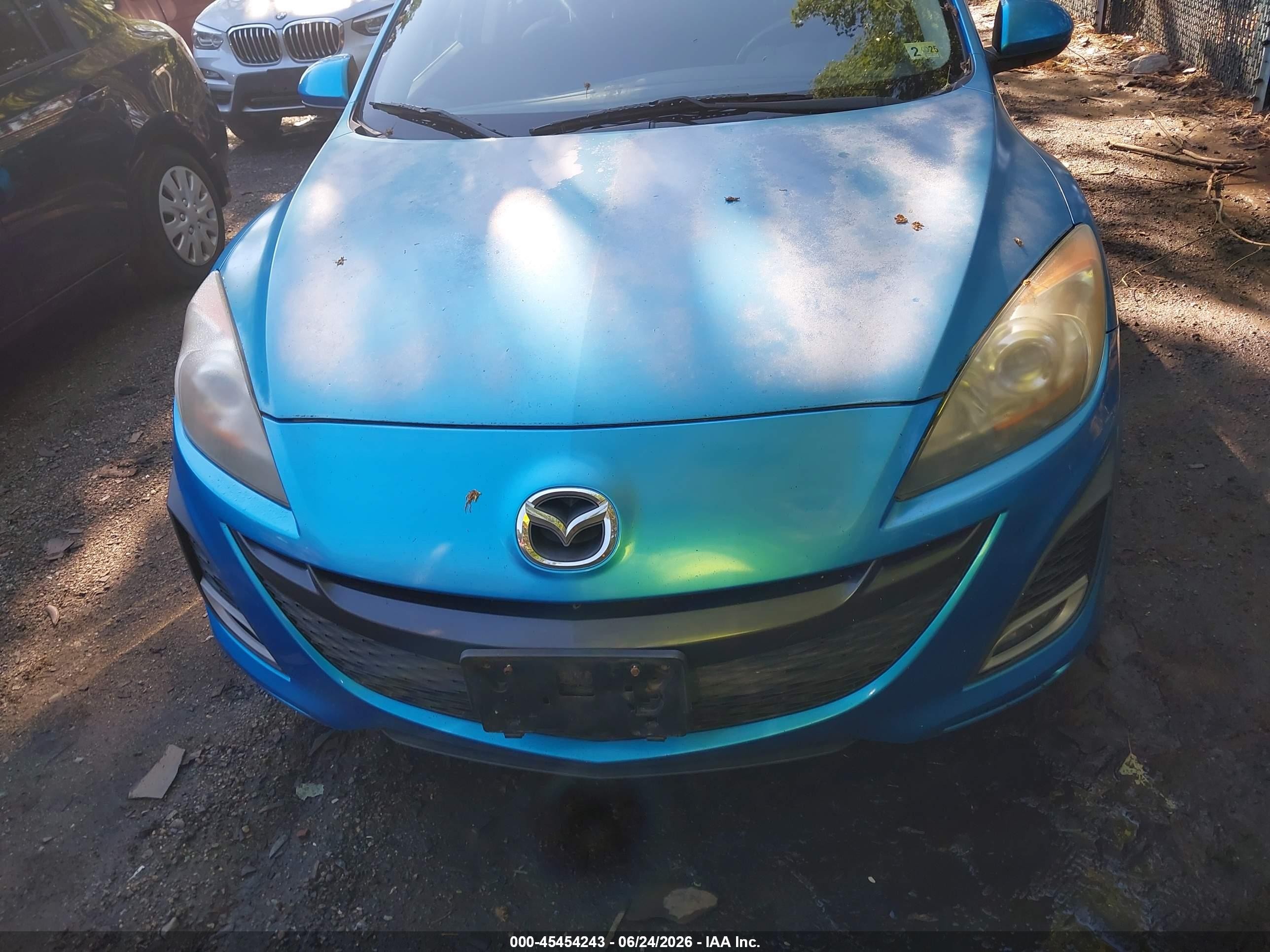2010 Mazda Mazda3 S Sport Blue vin: JM1BL1H57A1248425