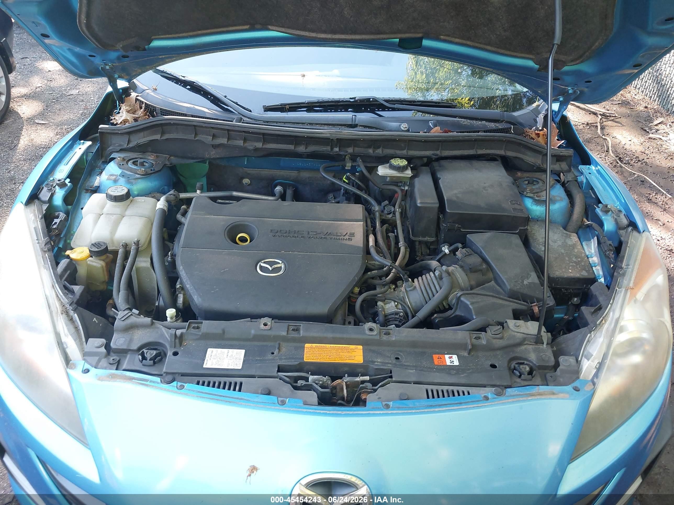 2010 Mazda Mazda3 S Sport Blue vin: JM1BL1H57A1248425