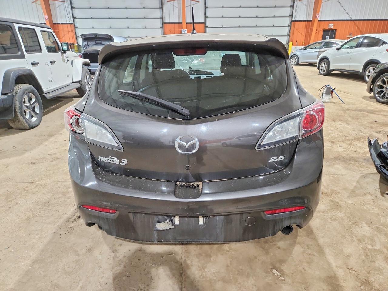 2010 Mazda 3 S Gray vin: JM1BL1H57A1250885