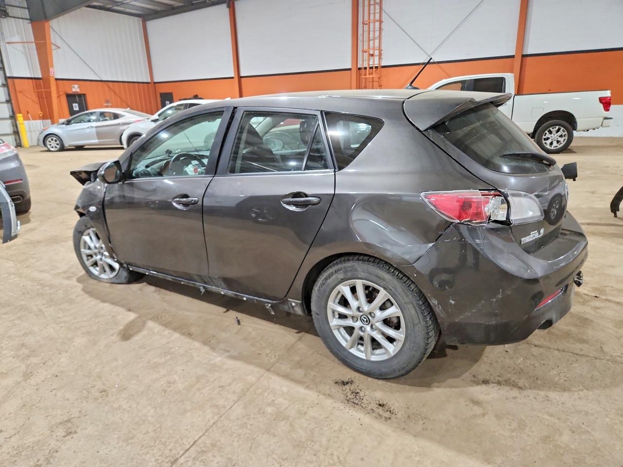 2010 Mazda 3 S Gray vin: JM1BL1H57A1250885