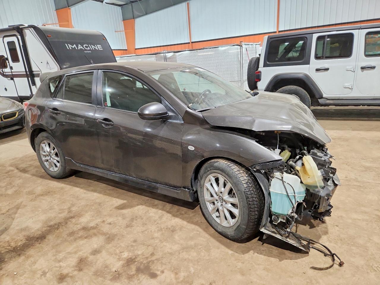 2010 Mazda 3 S Gray vin: JM1BL1H57A1250885