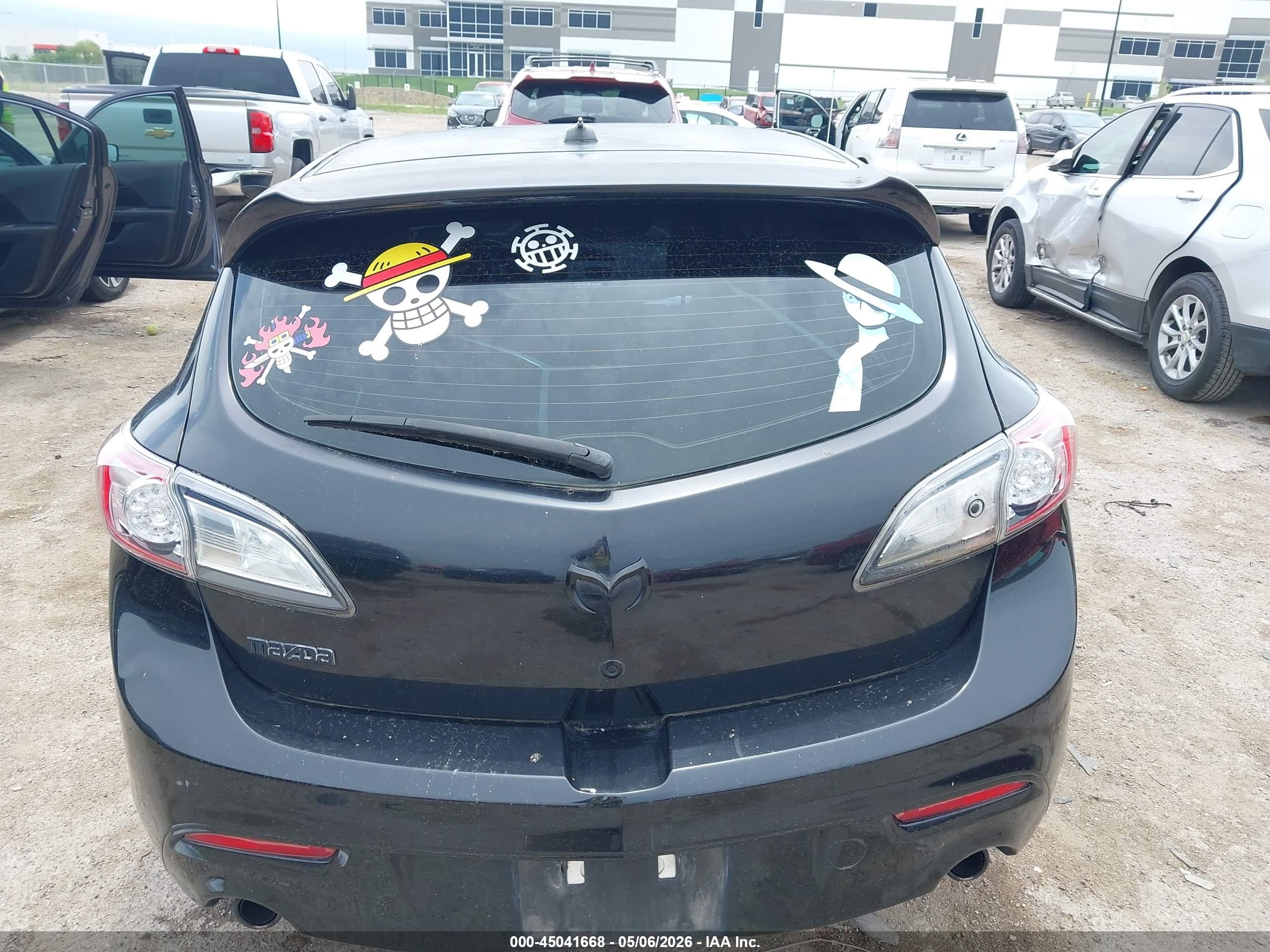 2010 Mazda Mazda3 S Grand Touring Black vin: JM1BL1H57A1315640