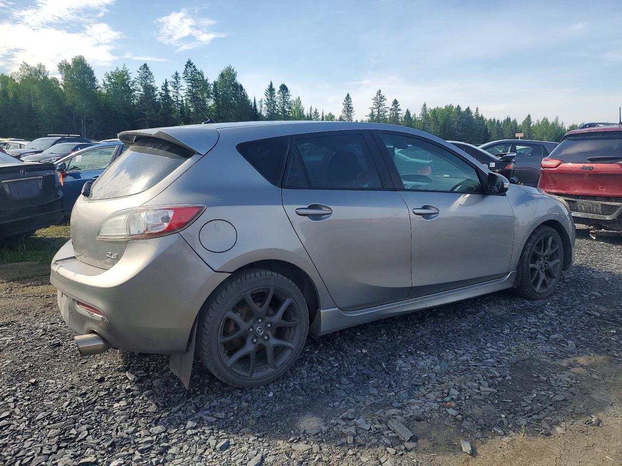 2010 Mazda 3 S Silver vin: JM1BL1H58A1335427