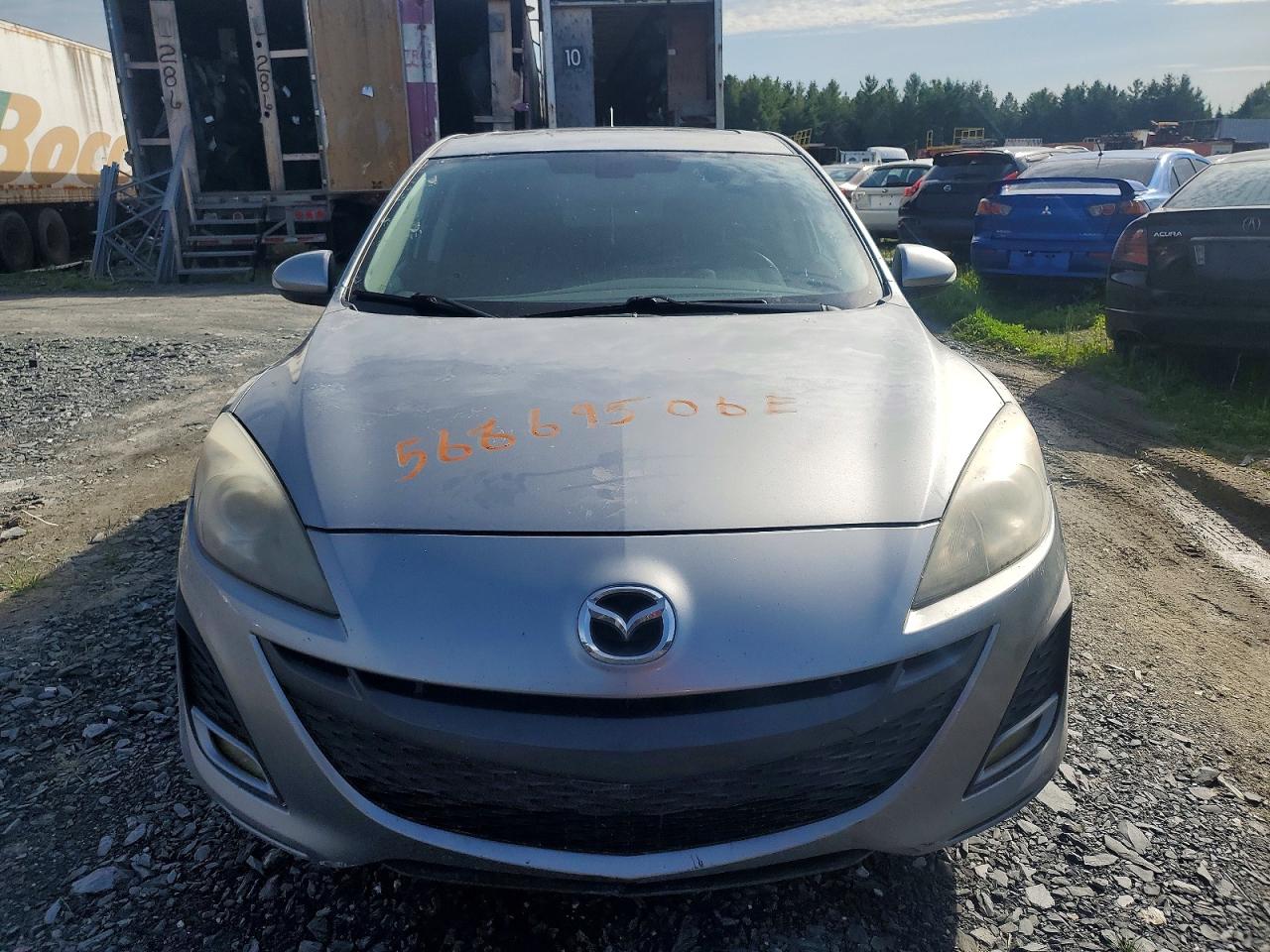 2010 Mazda 3 S Silver vin: JM1BL1H58A1335427