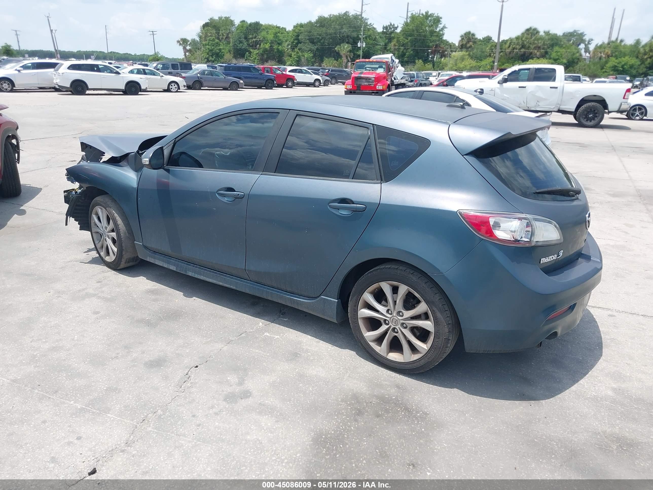 2010 Mazda Mazda3 S Grand Touring Синий vin: JM1BL1H59A1140937