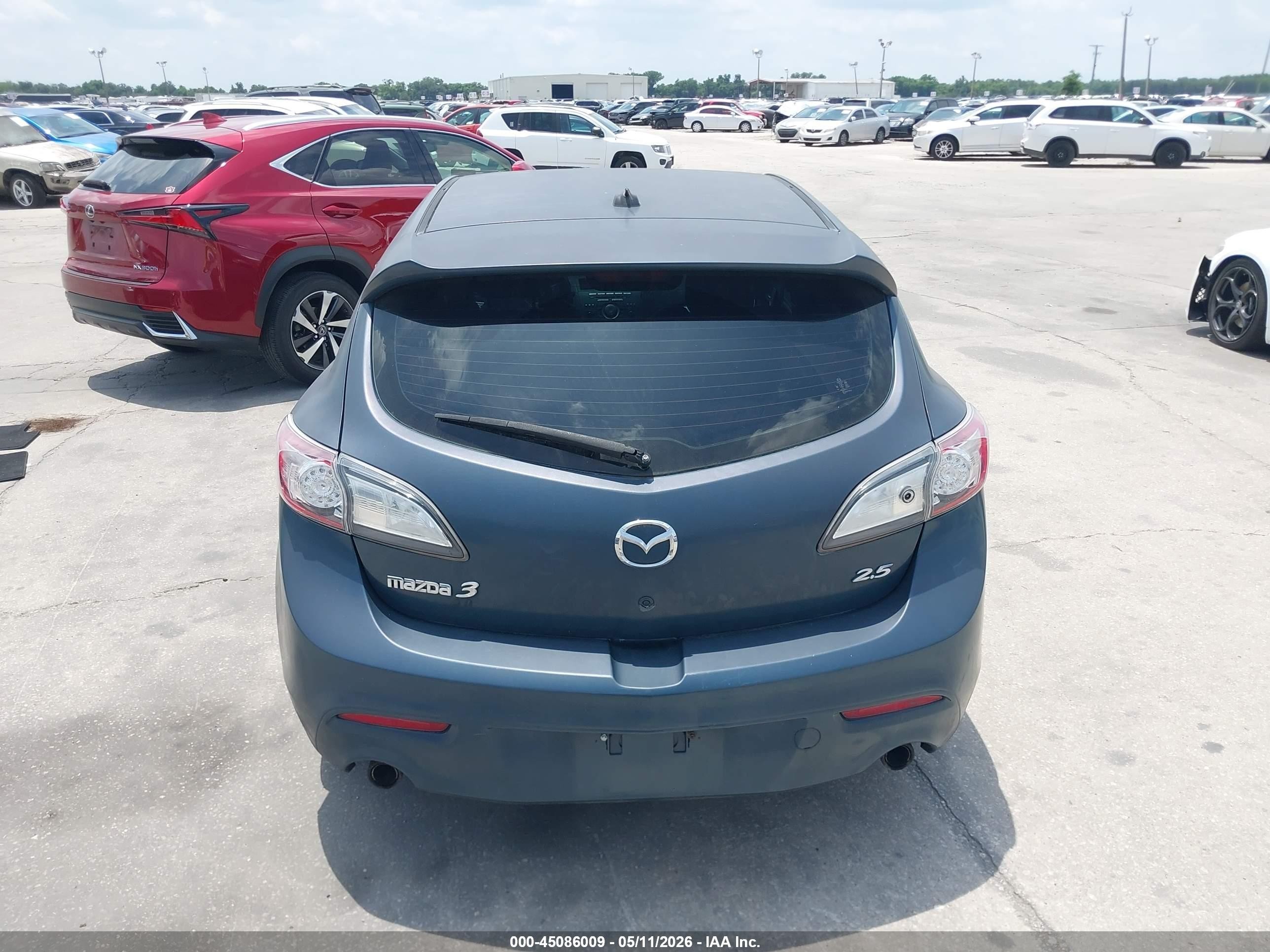 2010 Mazda Mazda3 S Grand Touring Синий vin: JM1BL1H59A1140937