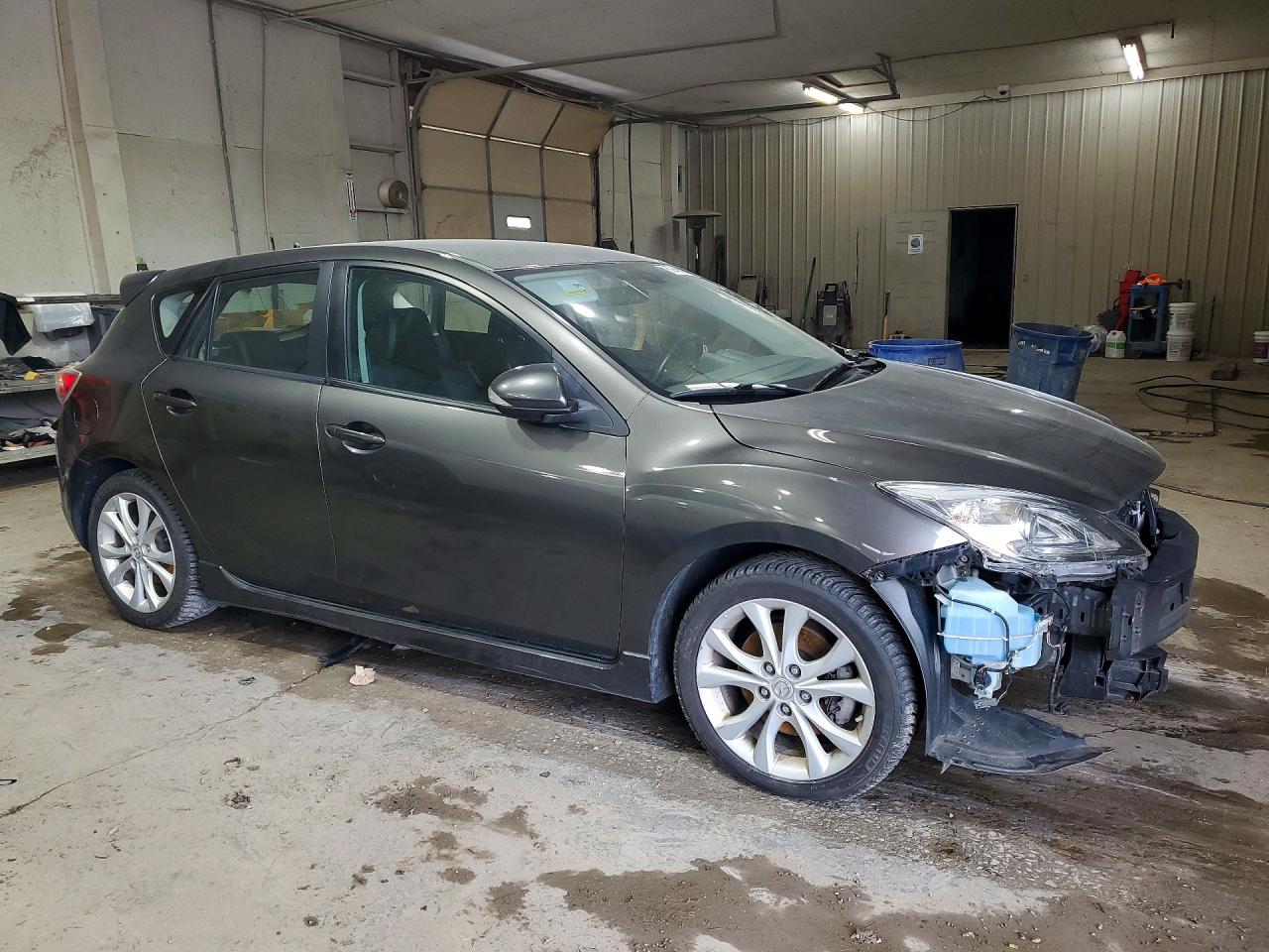 2010 Mazda 3 S Gray vin: JM1BL1H59A1181892