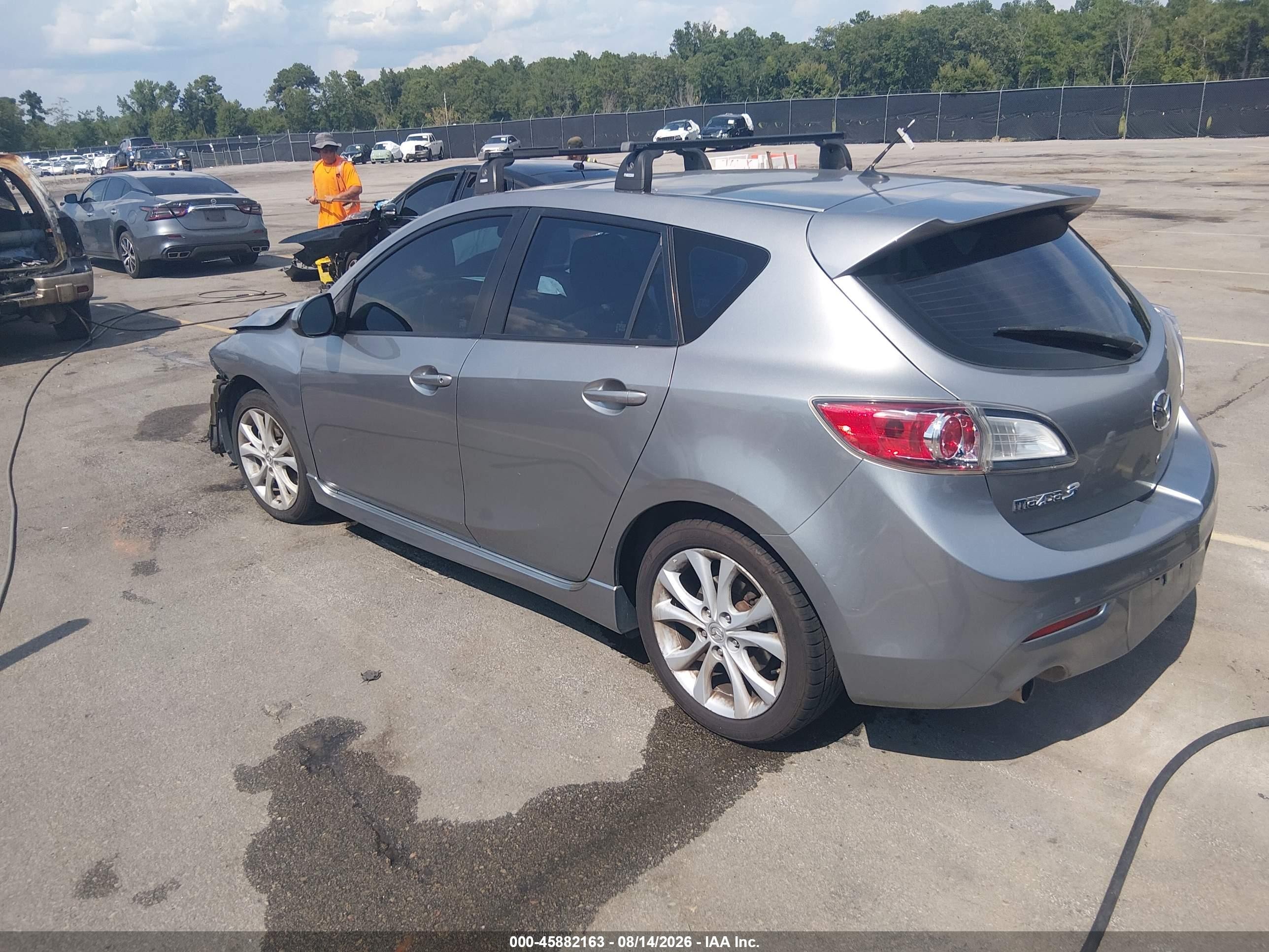 2010 Mazda Mazda3 S Sport Gray vin: JM1BL1H59A1263153