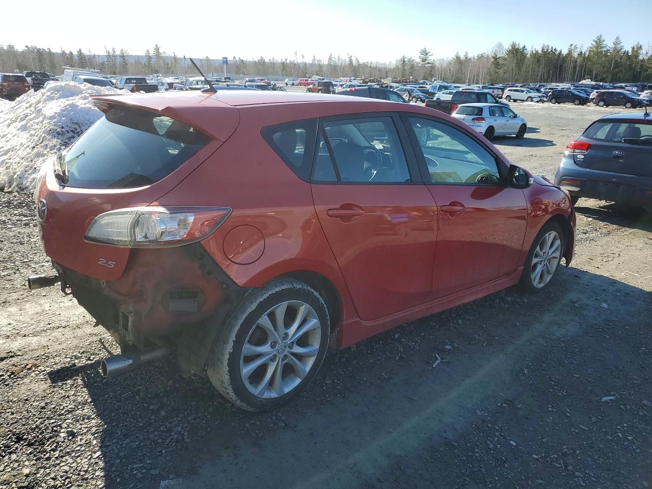 2010 Mazda Mazda3 Sport Gt 5dr Red vin: JM1BL1H59A1280910
