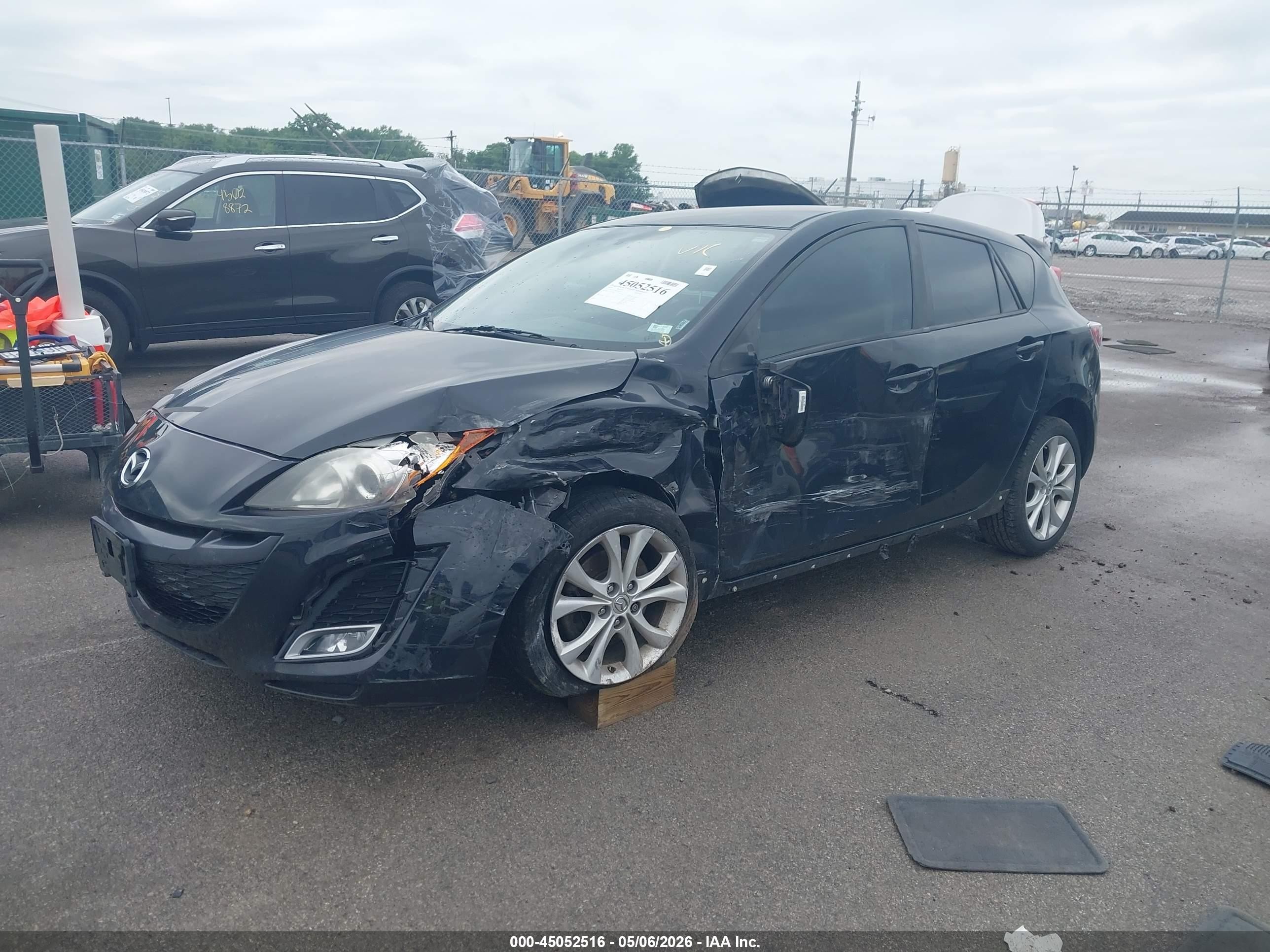 2010 Mazda Mazda3 S Sport Черный vin: JM1BL1H59A1326753