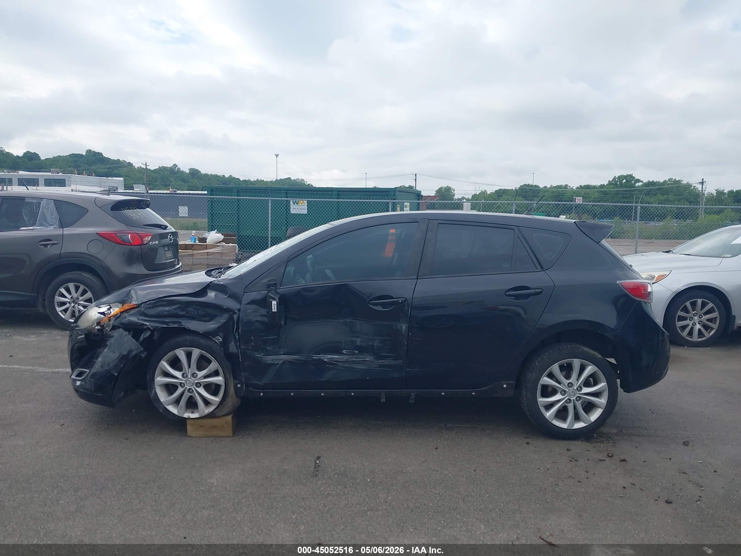 2010 Mazda Mazda3 S Sport Черный vin: JM1BL1H59A1326753