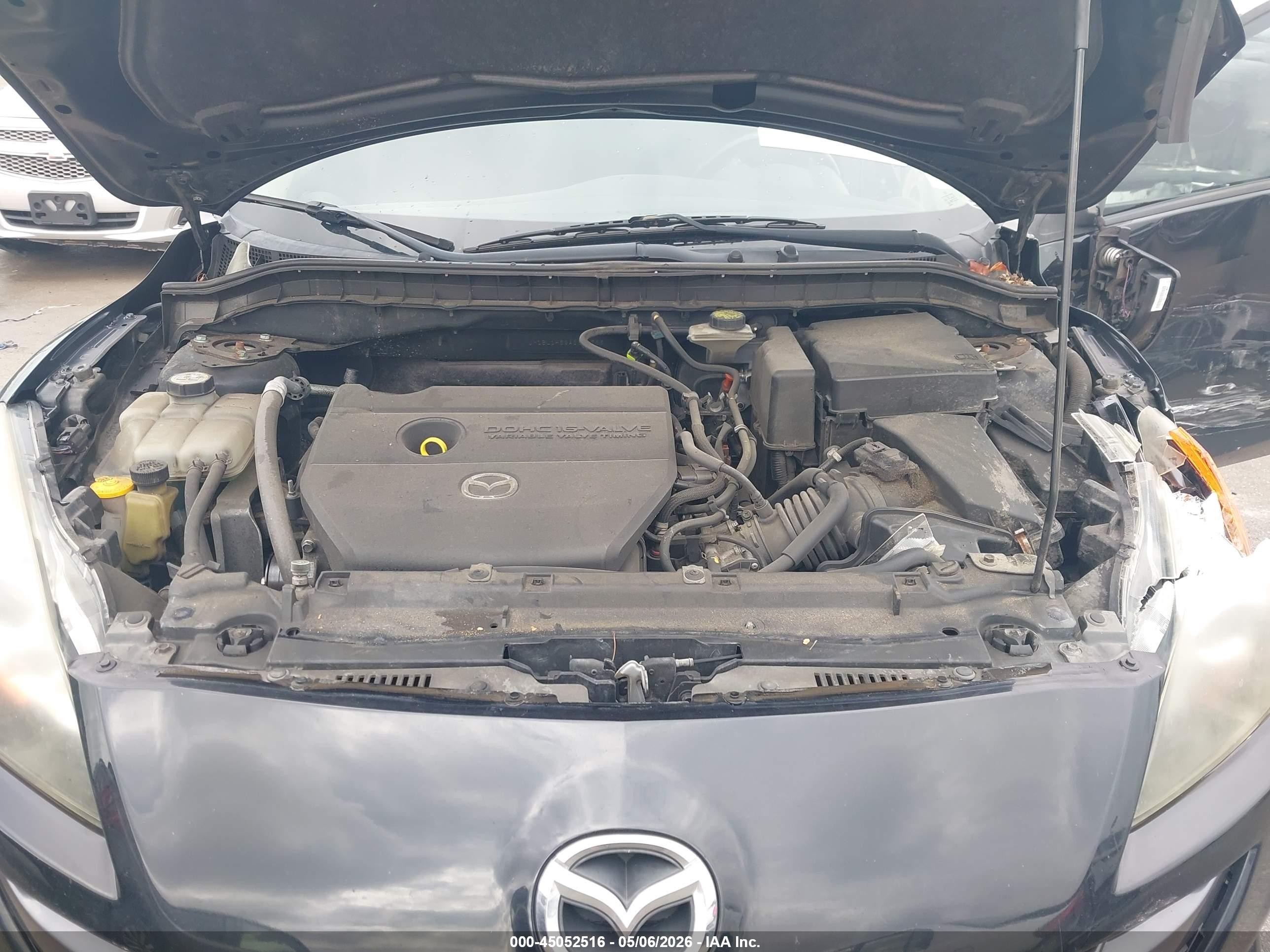 2010 Mazda Mazda3 S Sport Черный vin: JM1BL1H59A1326753
