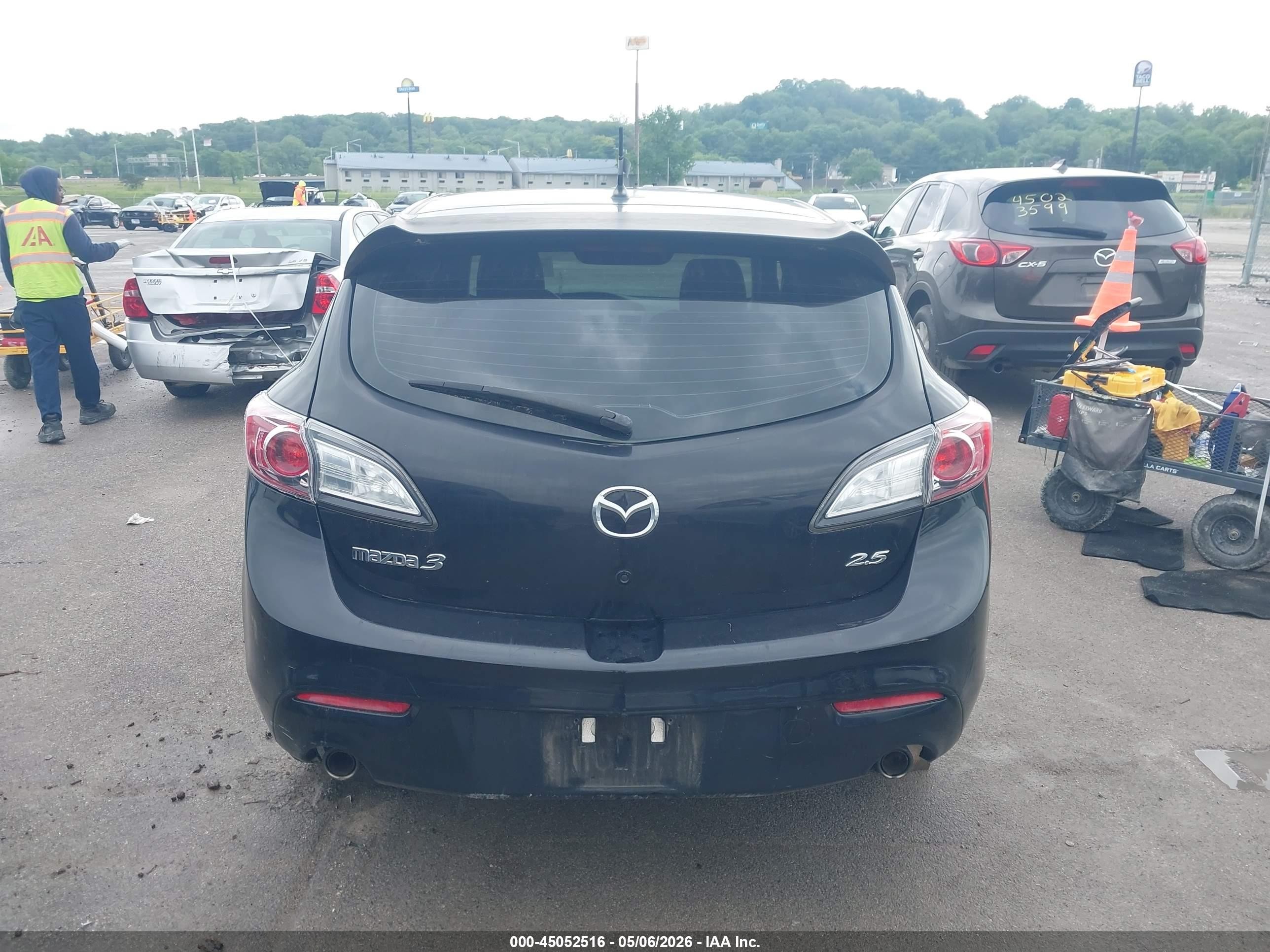 2010 Mazda Mazda3 S Sport Черный vin: JM1BL1H59A1326753