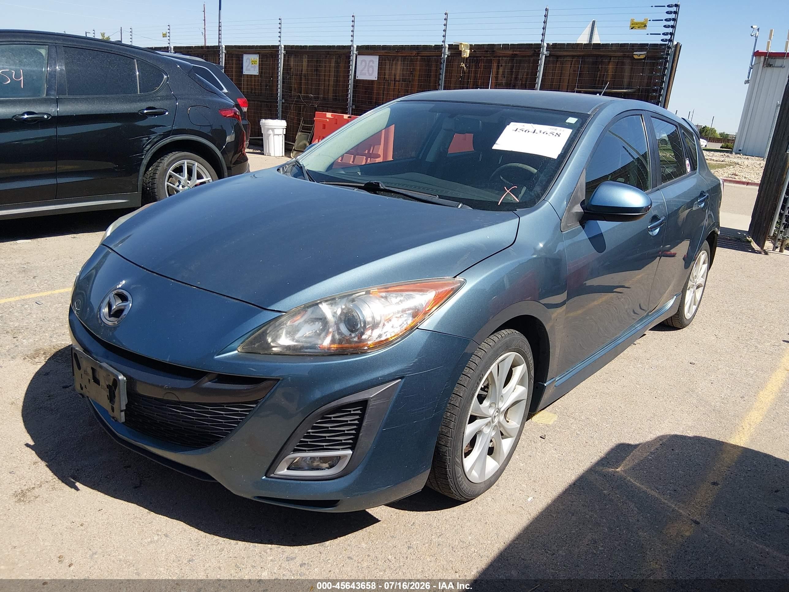 2010 Mazda Mazda3 S Sport Серый vin: JM1BL1H59A1343598