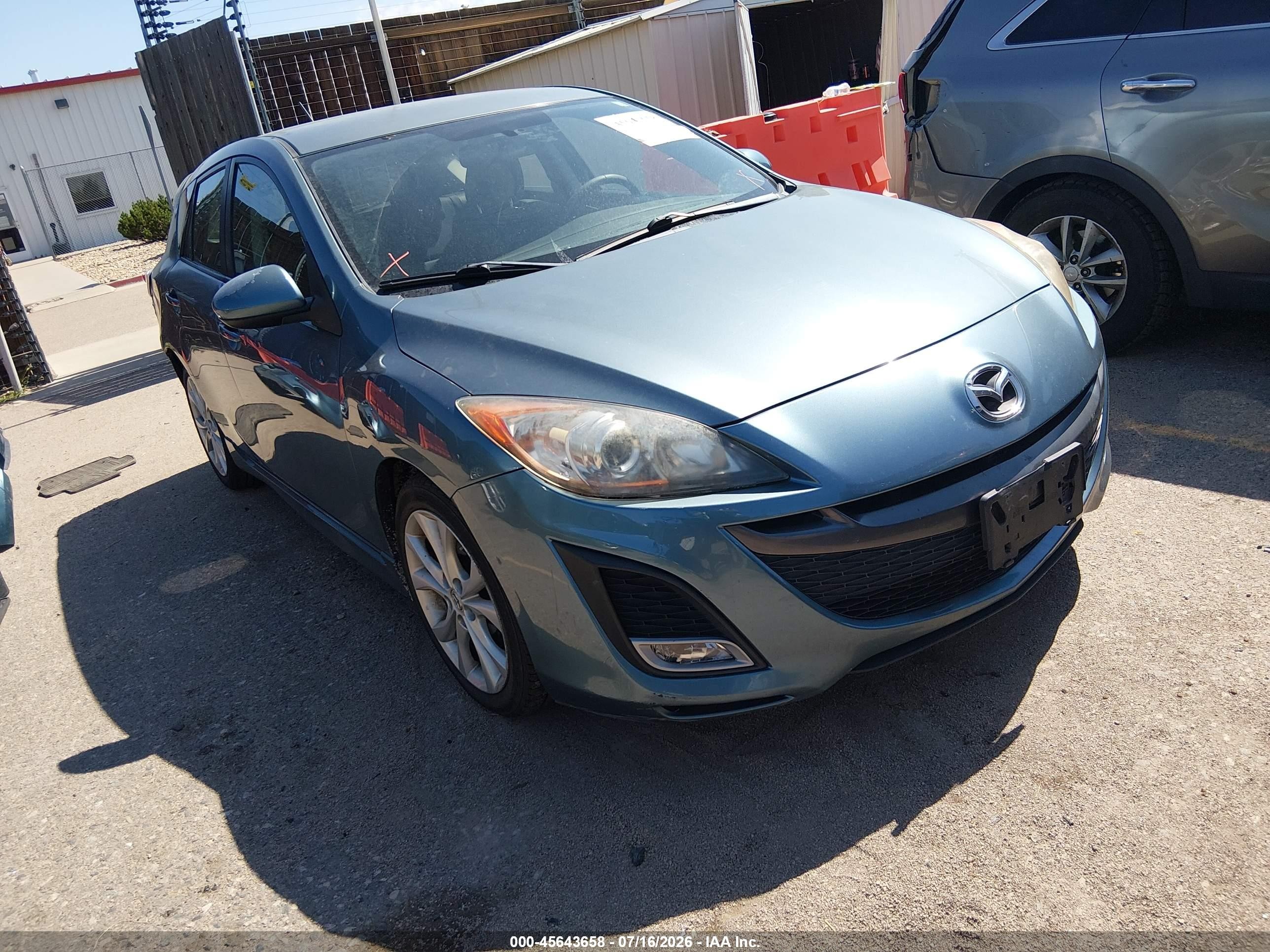 2010 Mazda Mazda3 S Sport Серый vin: JM1BL1H59A1343598