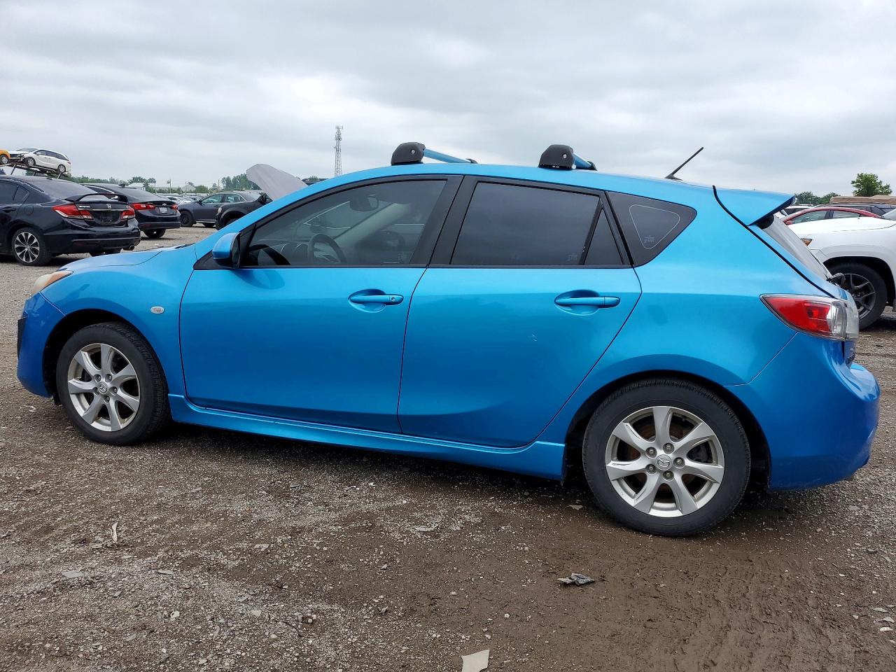 2010 Mazda 3 S Blue vin: JM1BL1H5XA1136069