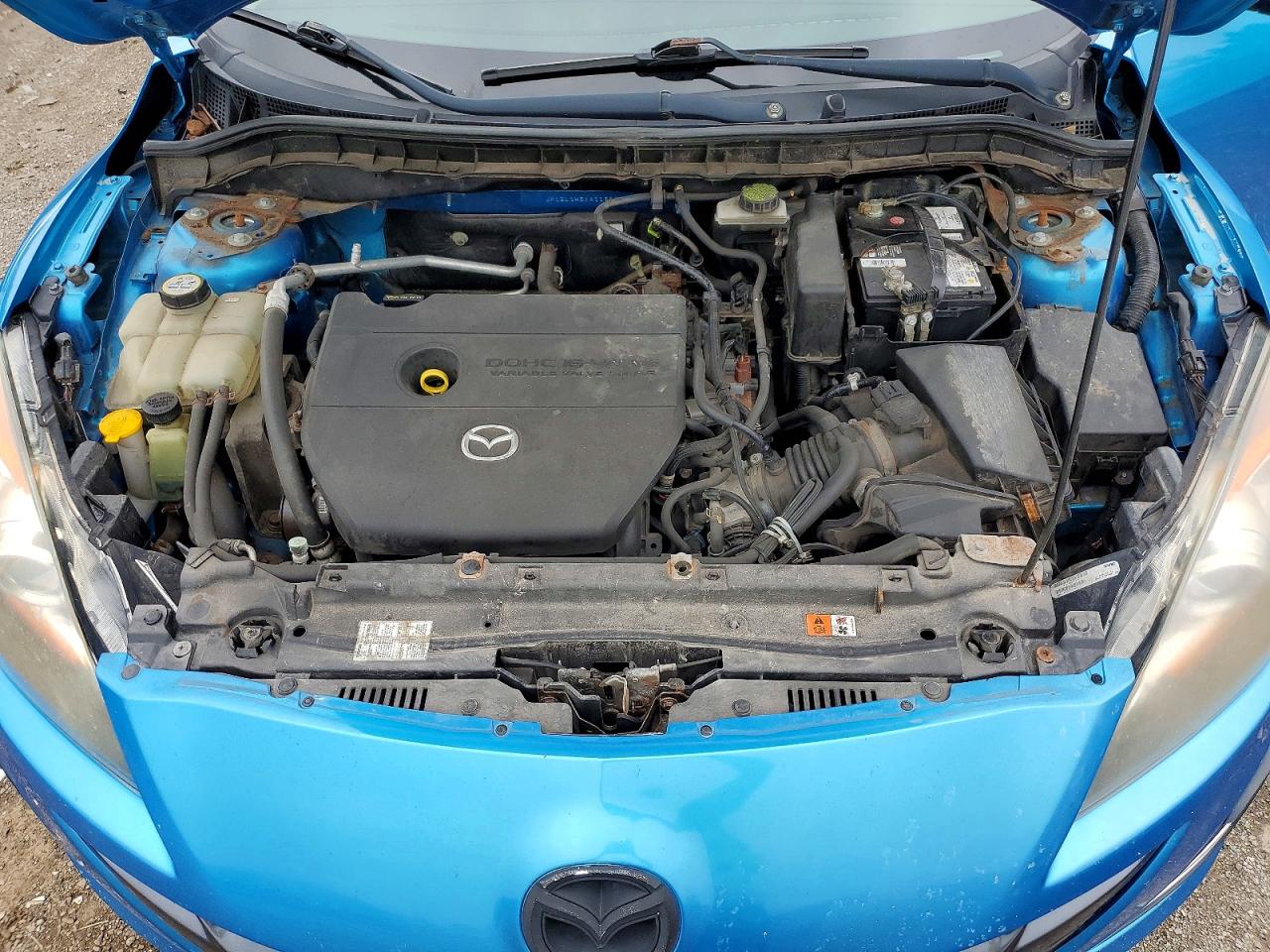 2010 Mazda 3 S Blue vin: JM1BL1H5XA1136069