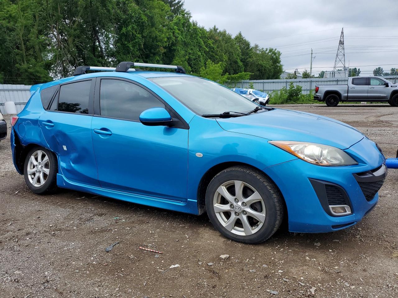 2010 Mazda 3 S Blue vin: JM1BL1H5XA1136069