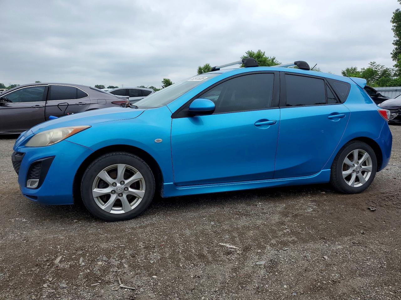 2010 Mazda 3 S Blue vin: JM1BL1H5XA1136069
